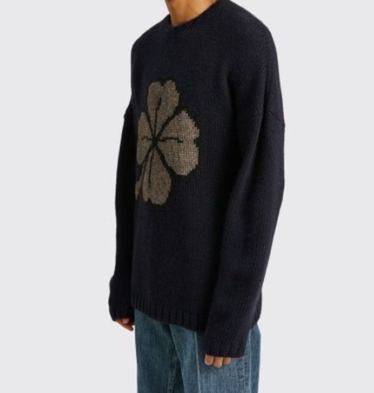 OUR LEGACY　POPOVER LUCKY CLOVER 48 Our Legacy – Popover Roundneck Lucky Clover Navy