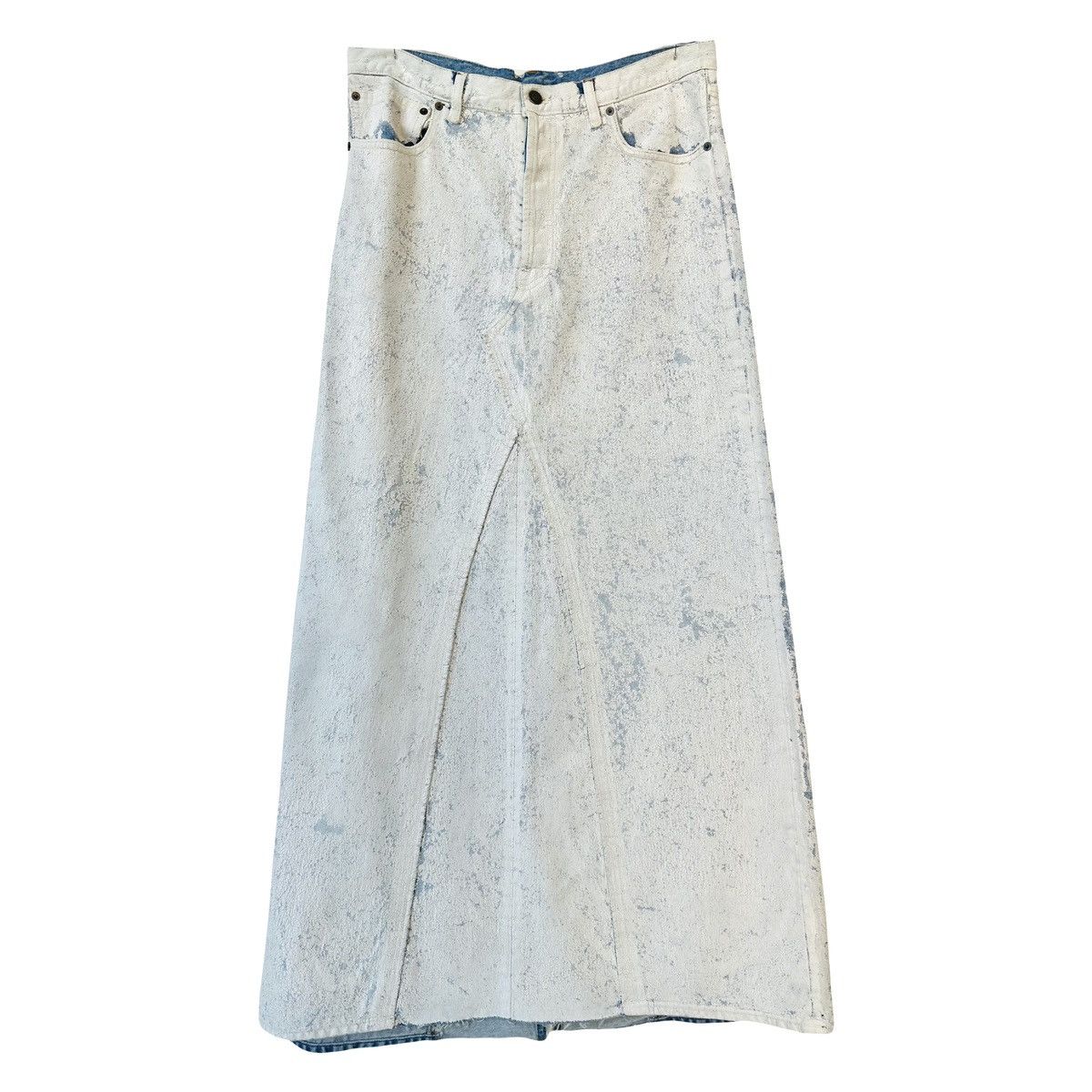 Maison Margiela Maison Margiela Denim Maxi Skirt Size 32" / US 10 / IT 46 - 1 Thumbnail
