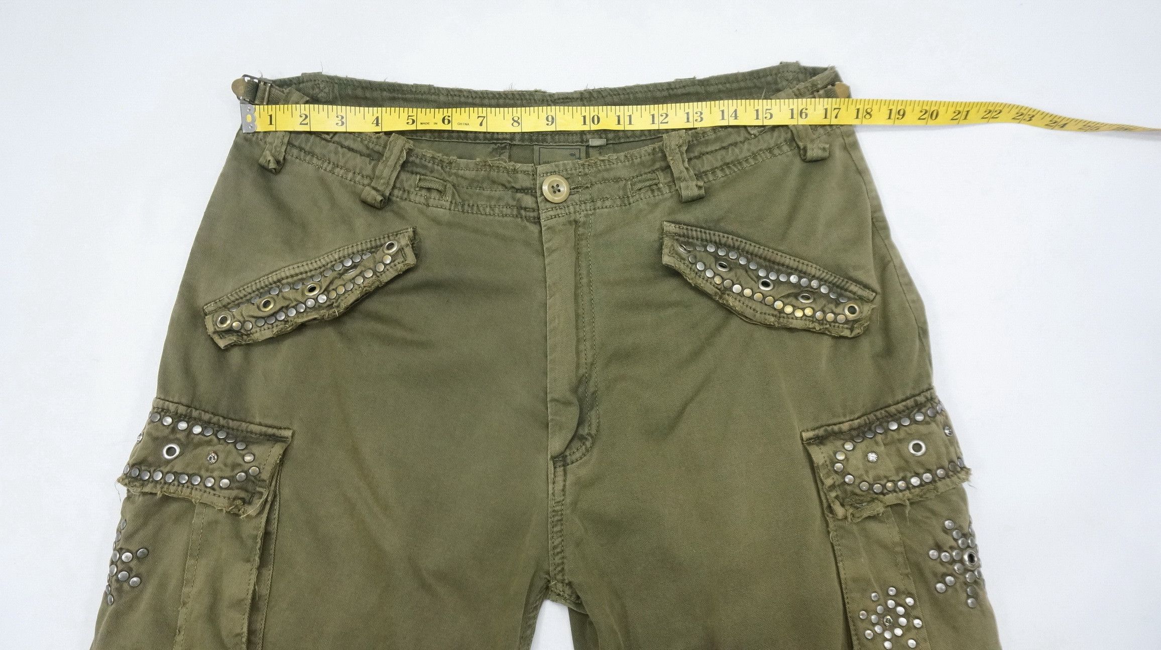 Japanese Brand Vintage 🔥 MANGROVE Japan Distressed Bondage Cargo Pant Size US 34 / EU 50 - 14 Thumbnail