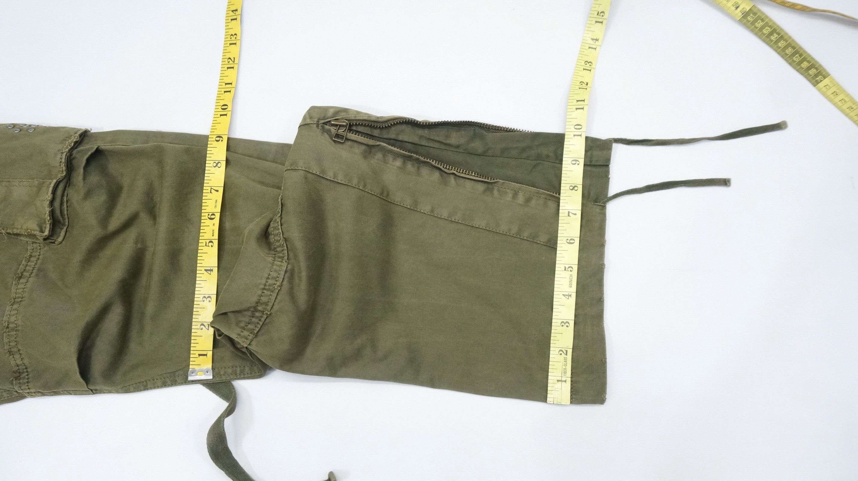Japanese Brand Vintage 🔥 MANGROVE Japan Distressed Bondage Cargo Pant Size US 34 / EU 50 - 17 Thumbnail