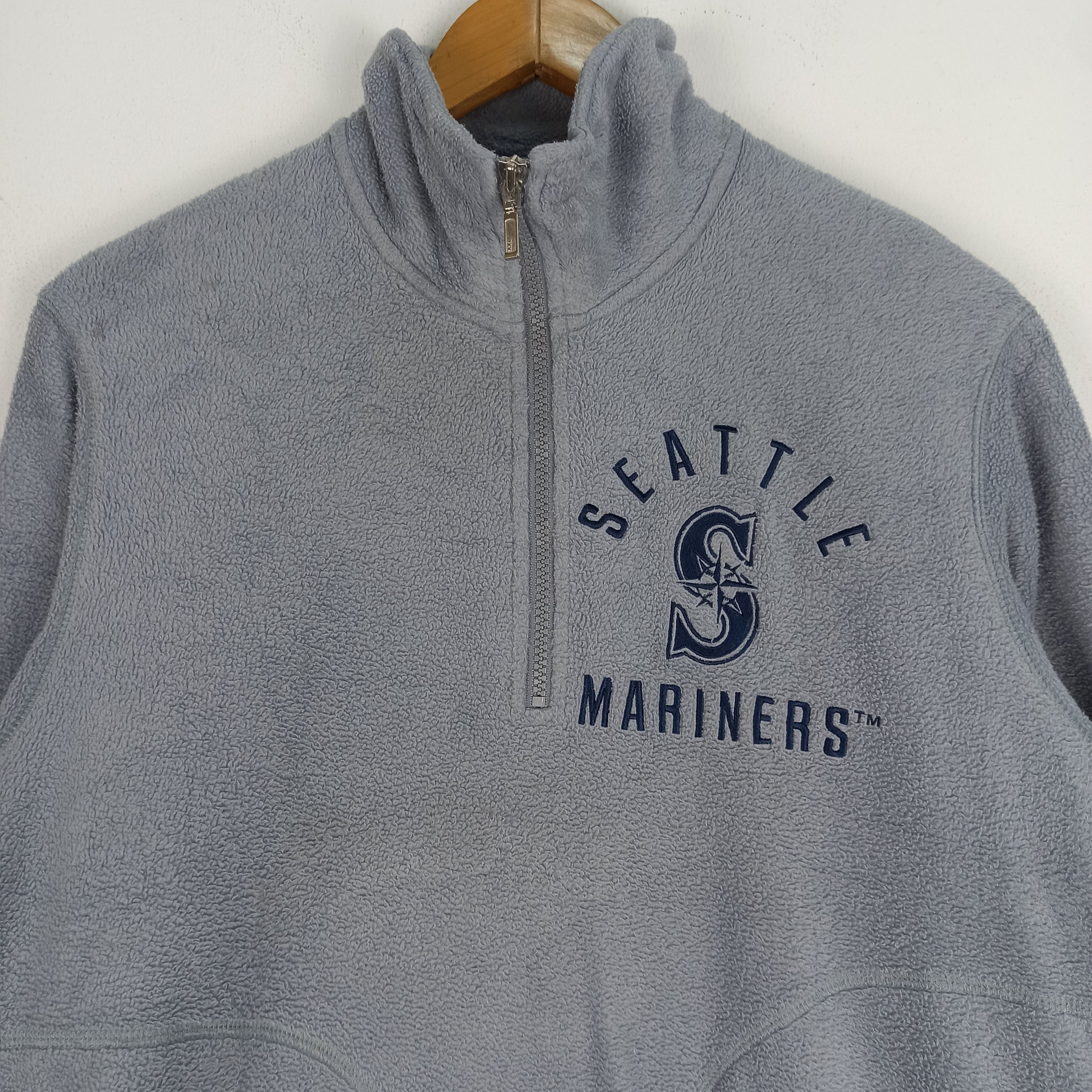 MLB 🔥Rare🔥 MLB Seattle Mariners Fleece jacket Size US L / EU 52-54 / 3 - 2 Thumbnail