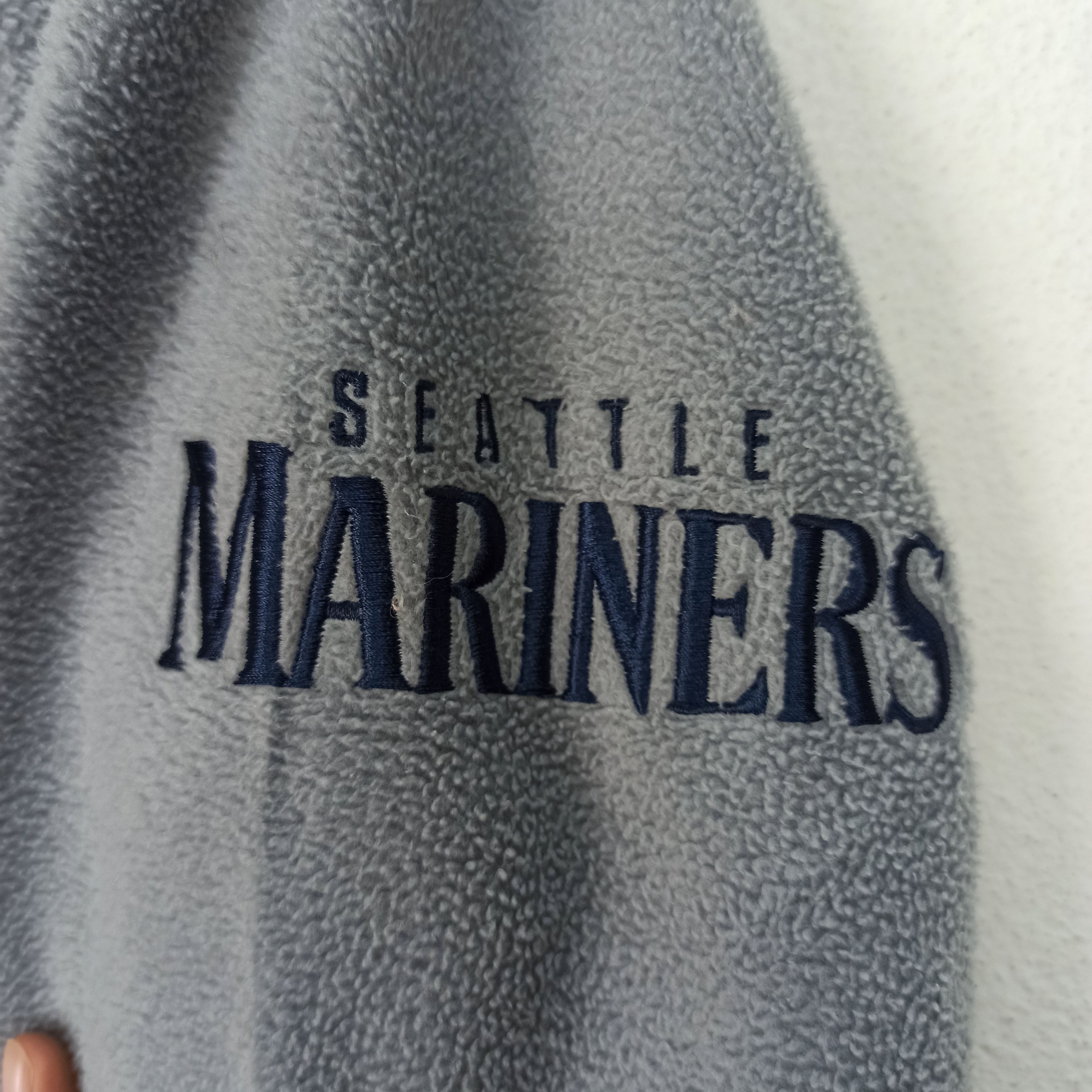 MLB 🔥Rare🔥 MLB Seattle Mariners Fleece jacket Size US L / EU 52-54 / 3 - 4 Thumbnail