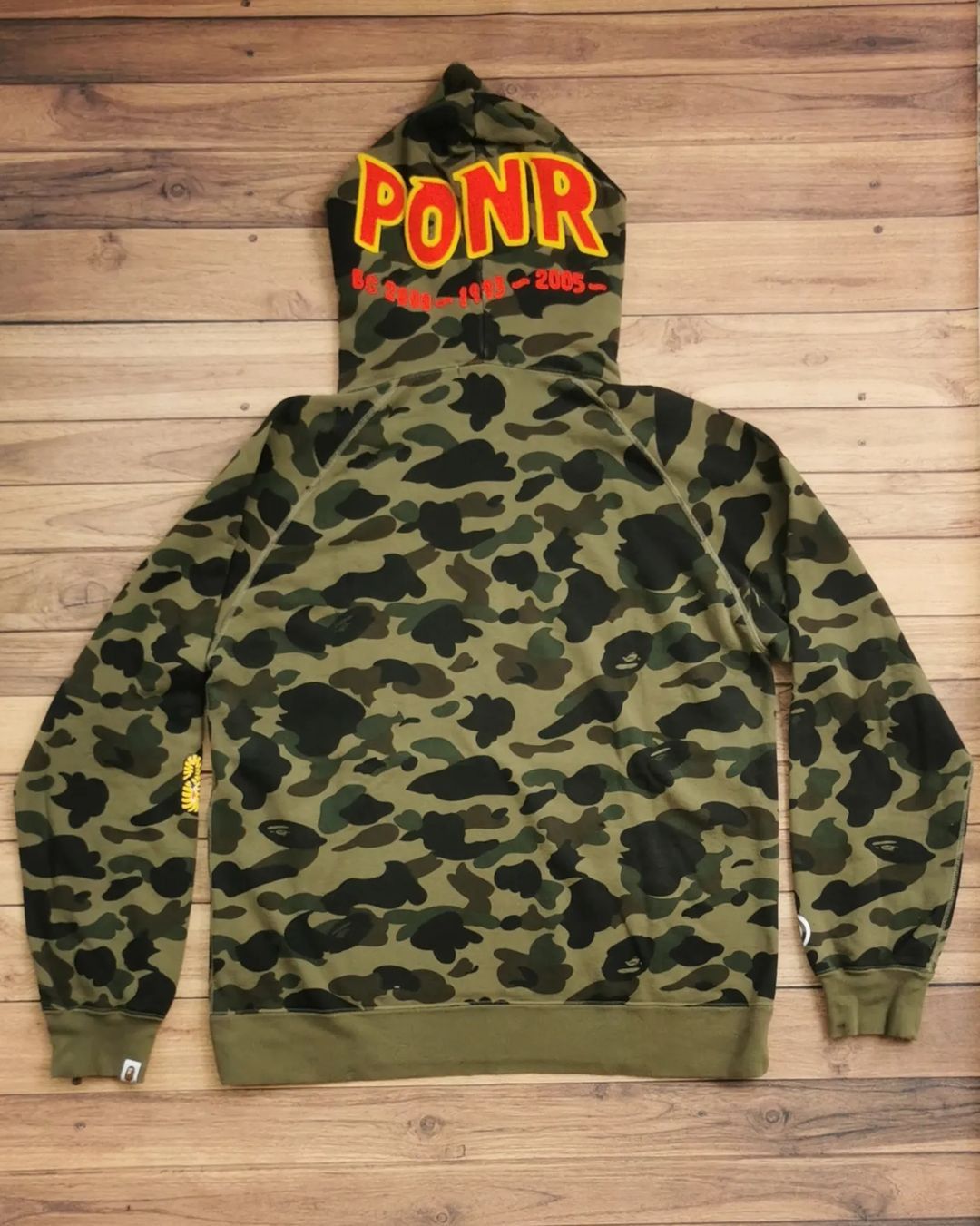 Bape Bathing Ape (BAPE) PONR Half Zip Hoodie Size US XXL / EU 58 / 5 - 2 Thumbnail