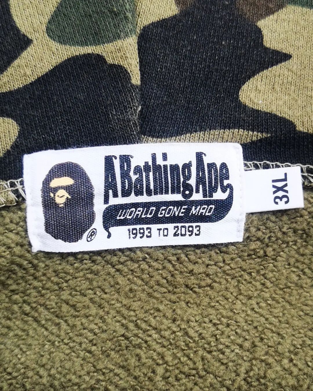 Bape Bathing Ape (BAPE) PONR Half Zip Hoodie Size US XXL / EU 58 / 5 - 5 Thumbnail