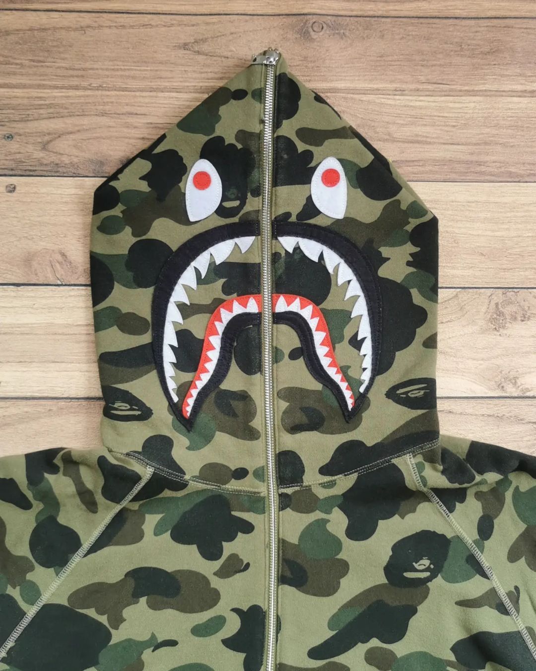 Bape Bathing Ape (BAPE) PONR Half Zip Hoodie Size US XXL / EU 58 / 5 - 3 Thumbnail