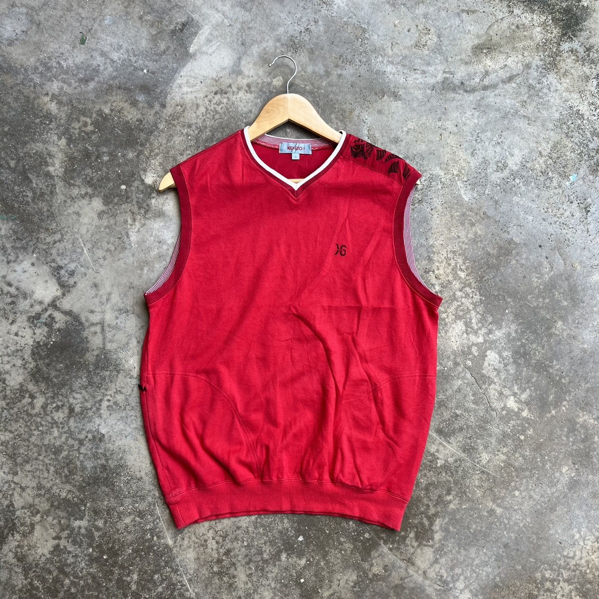 Vintage Kenzo Golf Sleeveless Sweatshirt Kenzo Japan