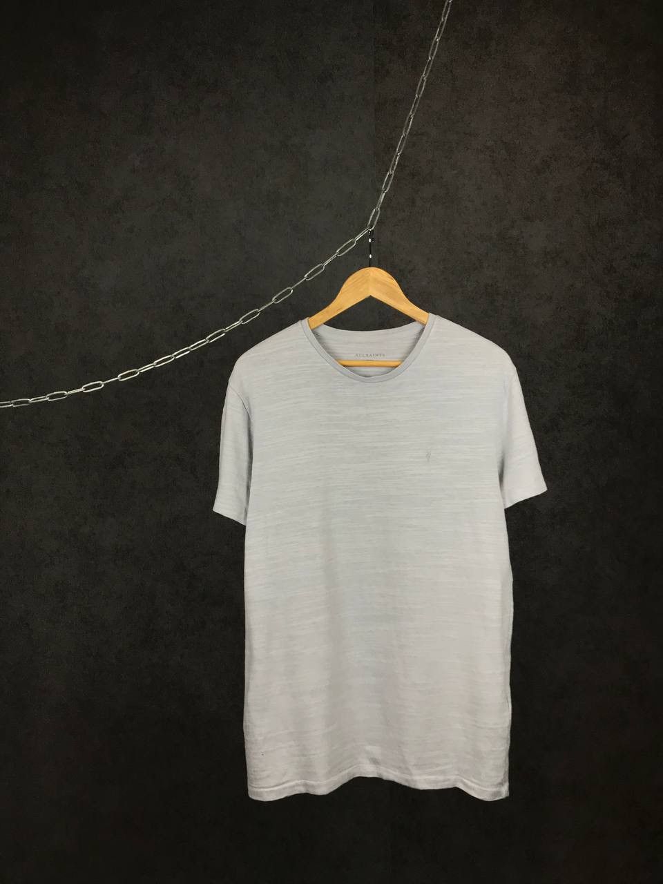 Allsaints Allsaints luxury streetwear gray tee Size US S / EU 44-46 / 1 - 1 Thumbnail