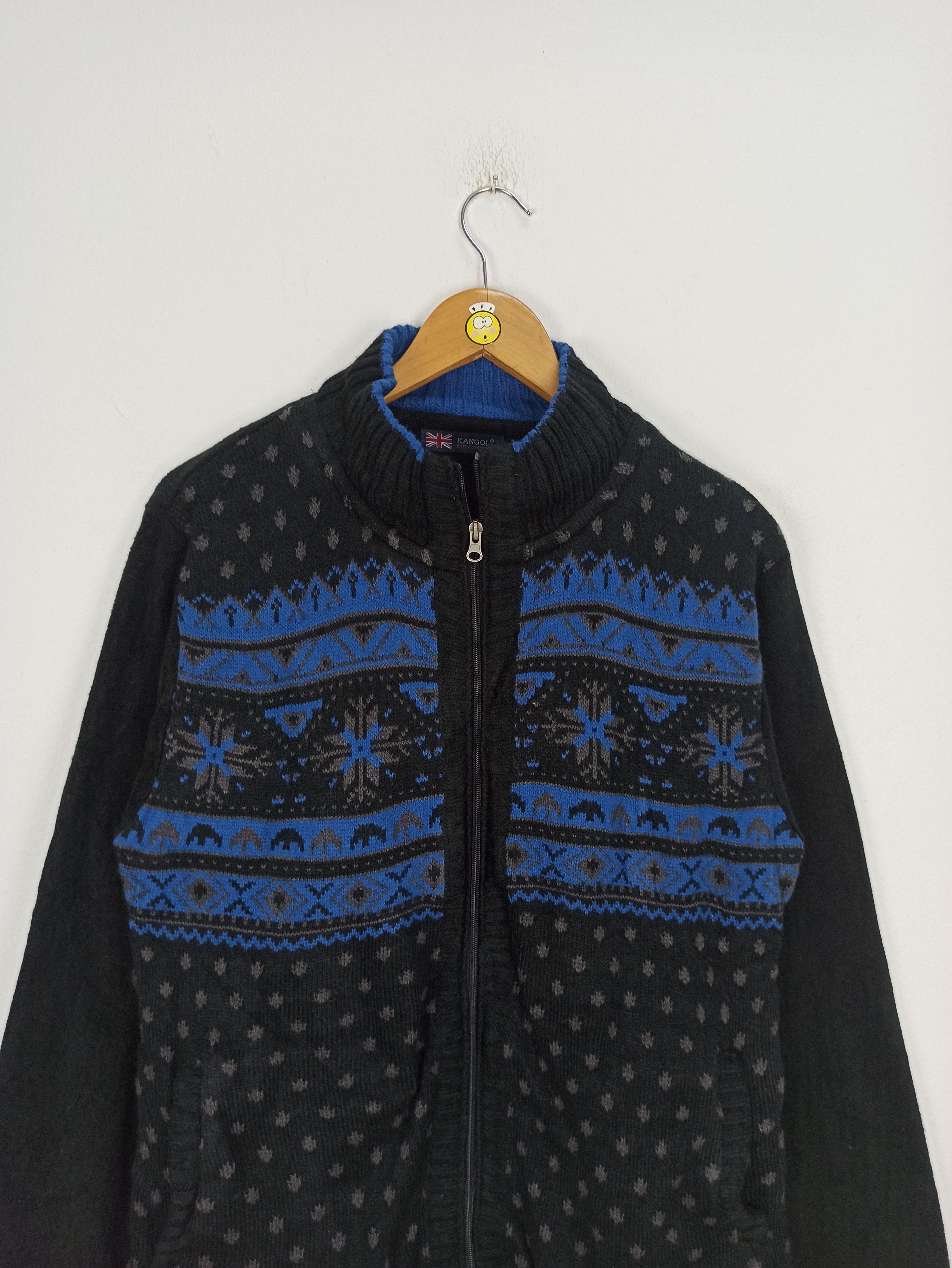 Kangol Kangol Fleece sweatshirt design Navajo Good Condition used Size US L / EU 52-54 / 3 - 2 Thumbnail