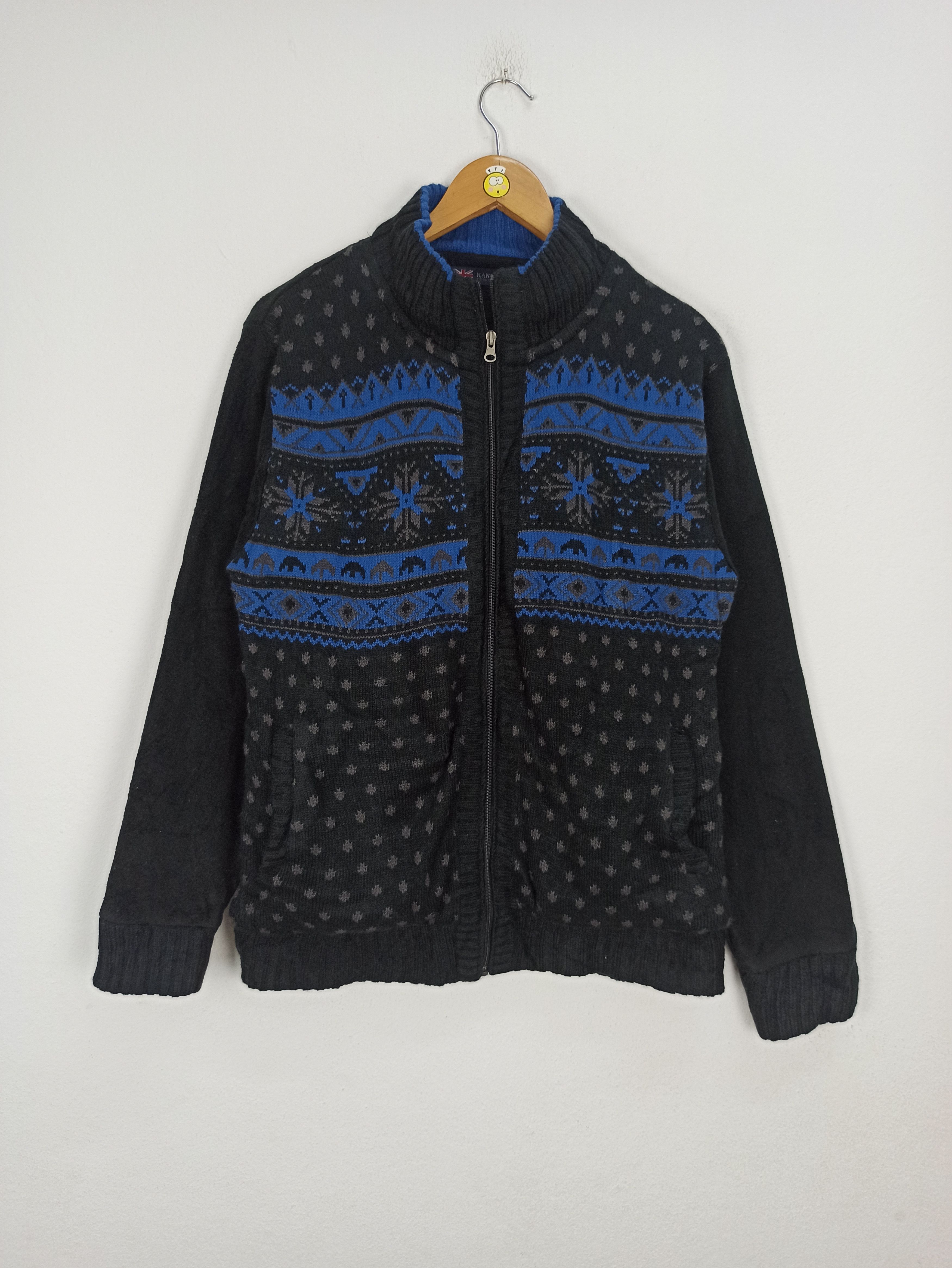 Kangol Kangol Fleece sweatshirt design Navajo Good Condition used Size US L / EU 52-54 / 3 - 1 Thumbnail