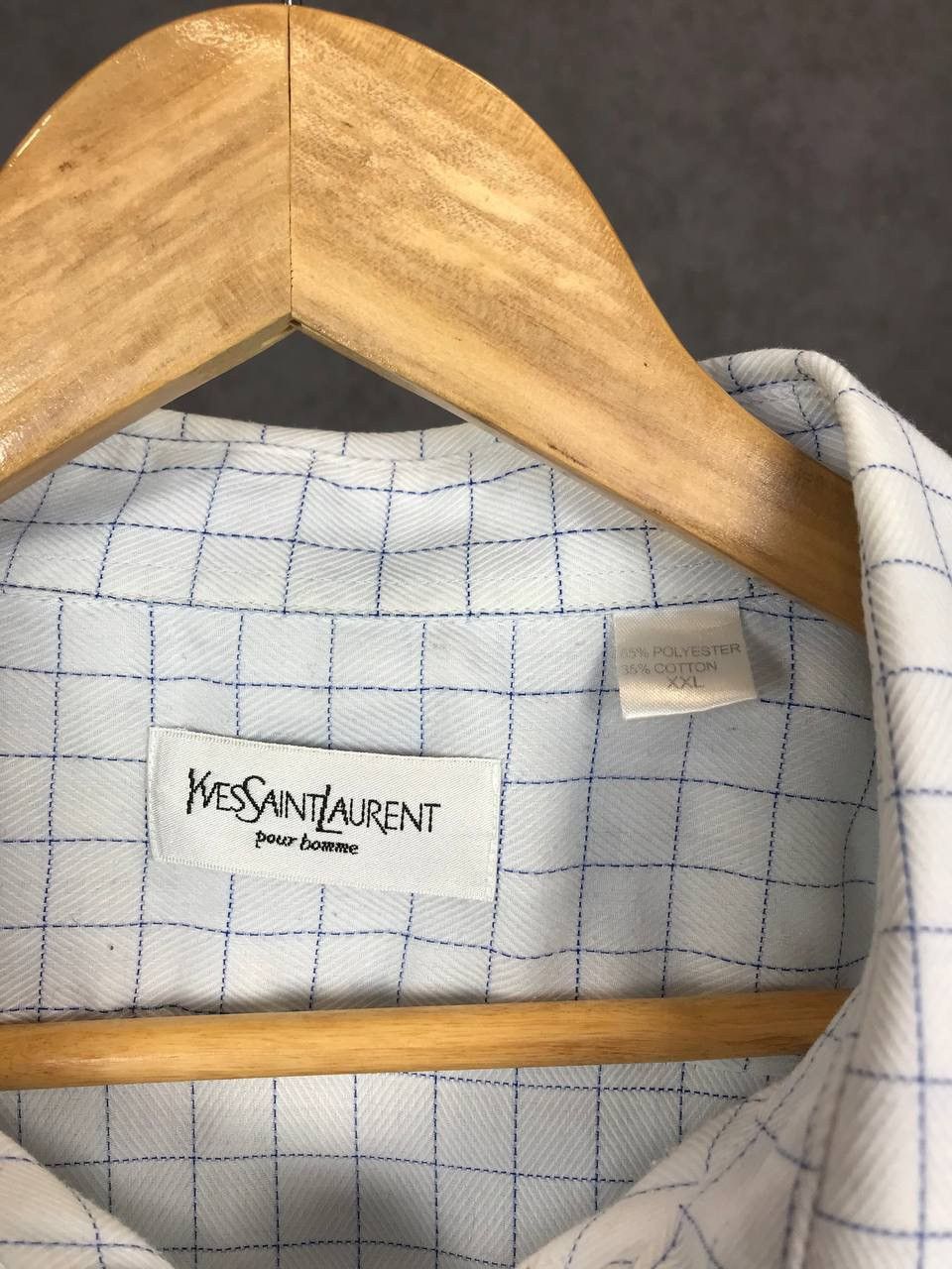 Yves Saint Laurent YSL Yves Saint Laurent luxury vintage shirt Size US XXL / EU 58 / 5 - 3 Thumbnail
