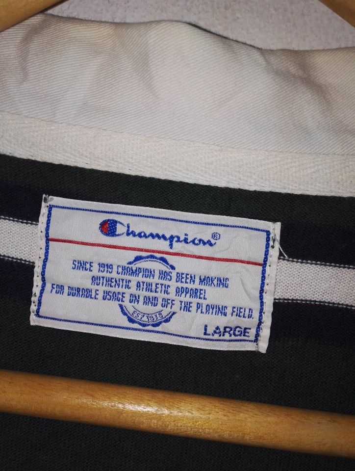 Champion 🔥STEALS🔥 CHAMPION Rugby Striped Design Long Sleeve Size US M / EU 48-50 / 2 - 5 Thumbnail