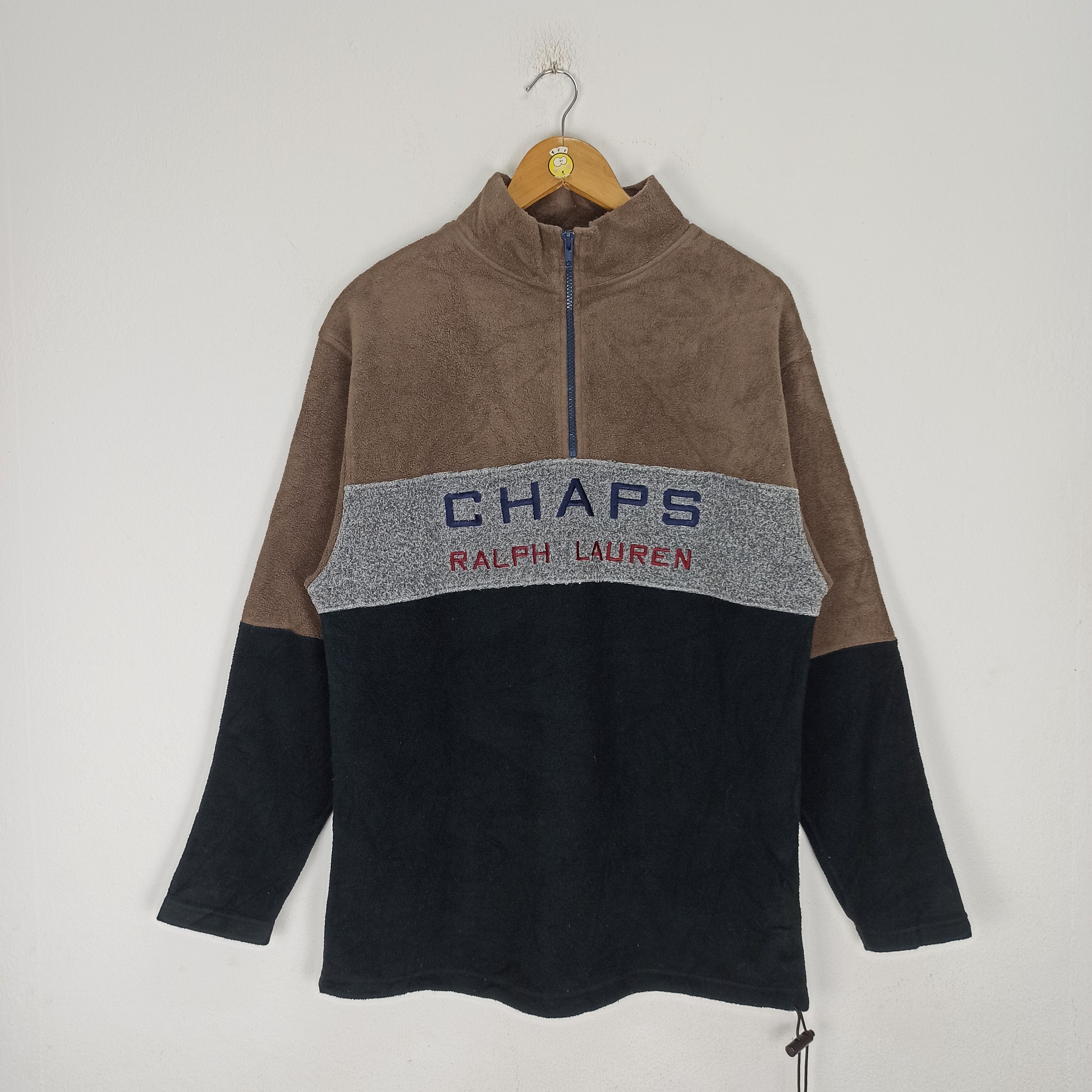 Chaps Ralph Lauren 🔥STEALS🔥 Chaps Ralph Lauren Embroidered Big Logo Fleece Size US M / EU 48-50 / 2 - 1 Thumbnail