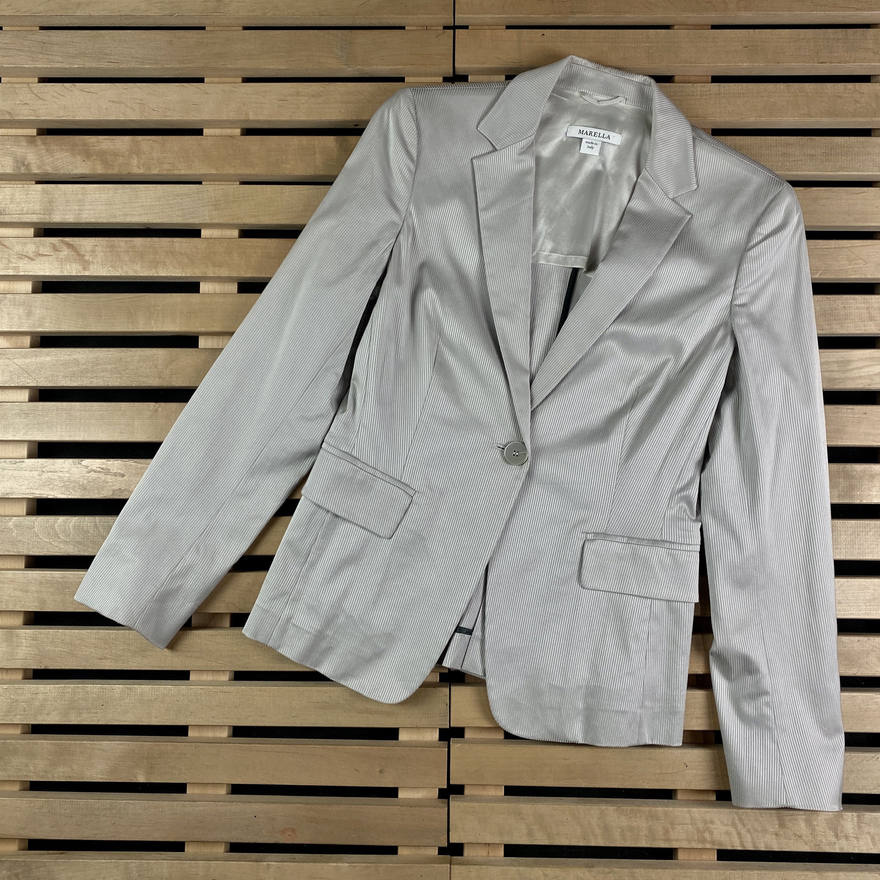 Marella × Max Mara Womens Blazer Basic Jacket Marella Max Mara Size UK 10 US 6 Size M / US 6-8 / IT 42-44 - 1 Thumbnail