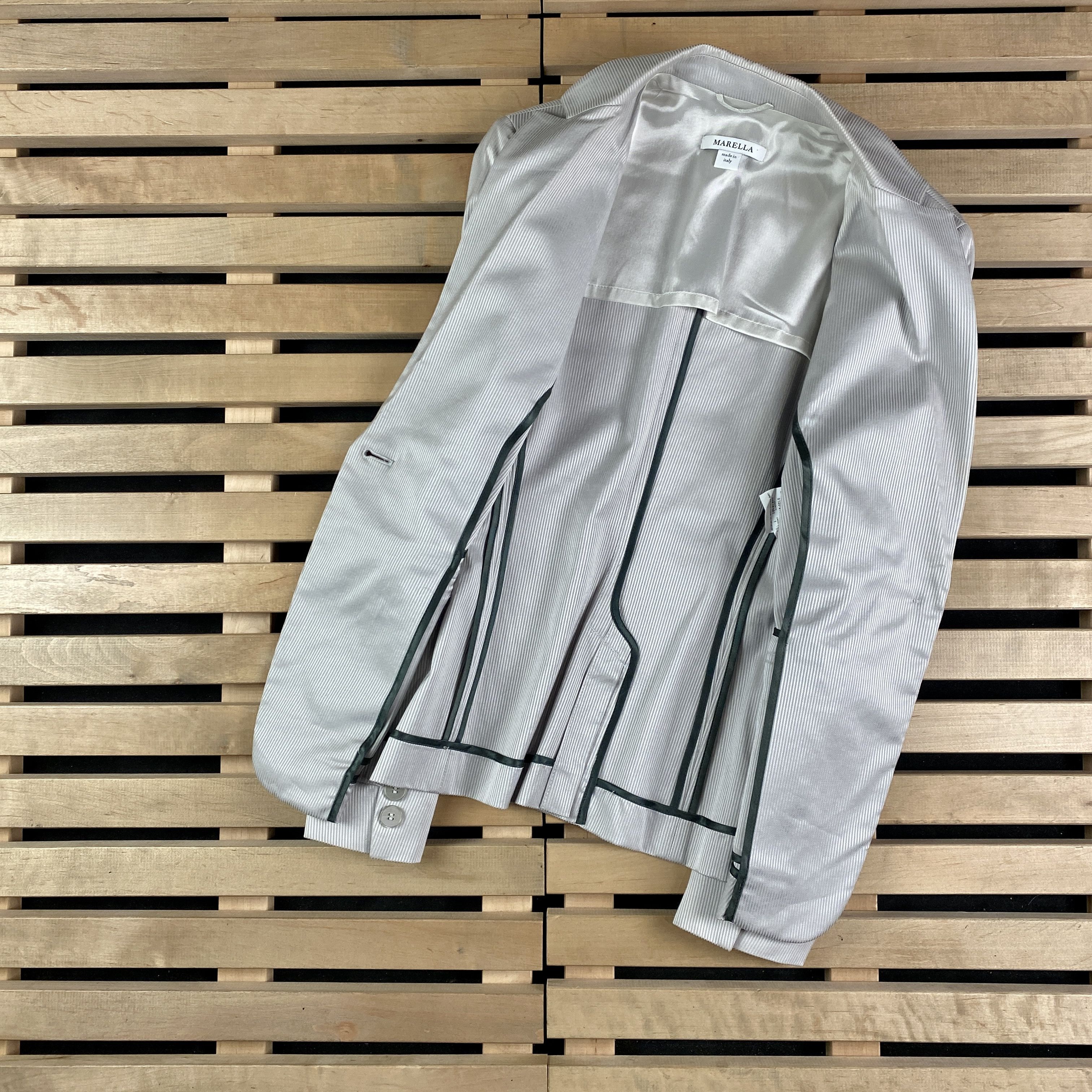 Marella × Max Mara Womens Blazer Basic Jacket Marella Max Mara Size UK 10 US 6 Size M / US 6-8 / IT 42-44 - 4 Thumbnail