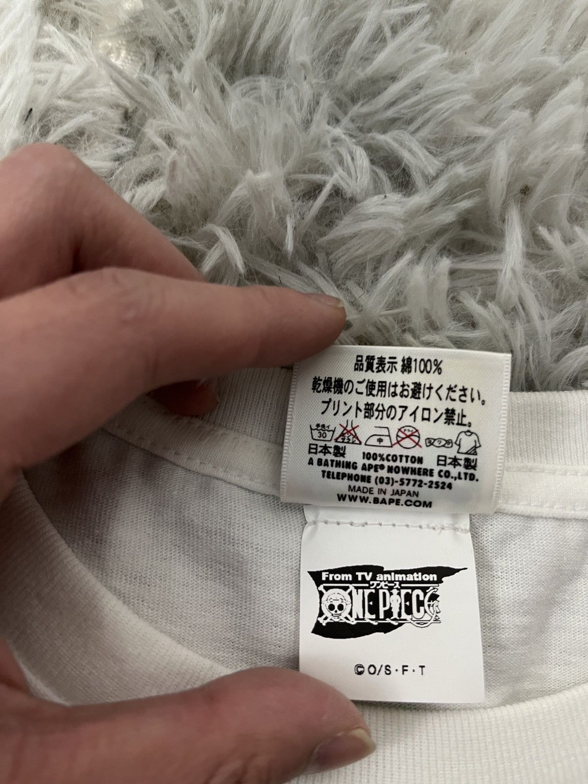 Bape Bape x One Piece Zoro Bape tee Size US XL / EU 56 / 4 - 4 Thumbnail