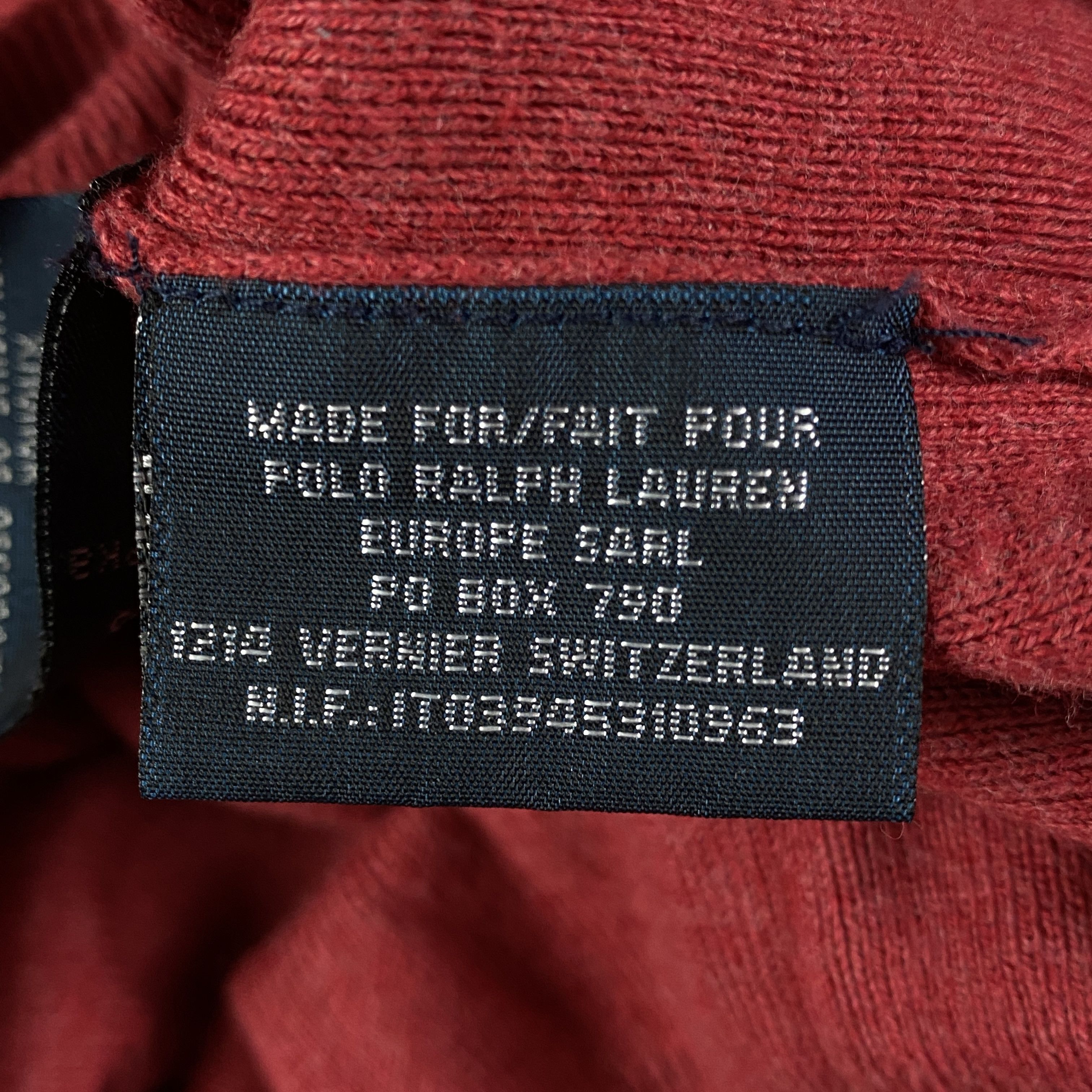 Polo Ralph Lauren × Ralph Lauren × Vintage Mens V Neck Jumper Polo Ralph Lauren Vintage Size S Size US S / EU 44-46 / 1 - 5 Thumbnail