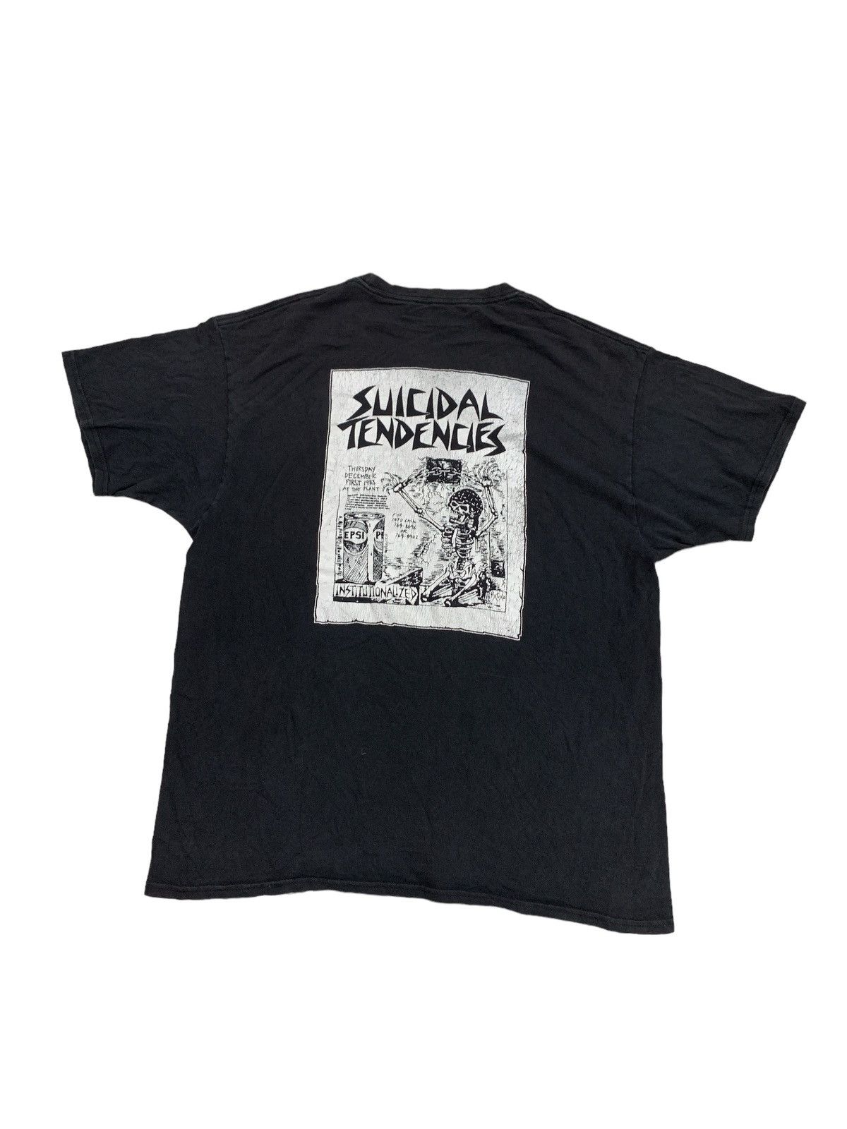 Band Tees VINTAGE 1990s SUICIDAL TENDENCIES INSTITUTIONALIZED SHIRT Size US L / EU 52-54 / 3 - 1 Thumbnail