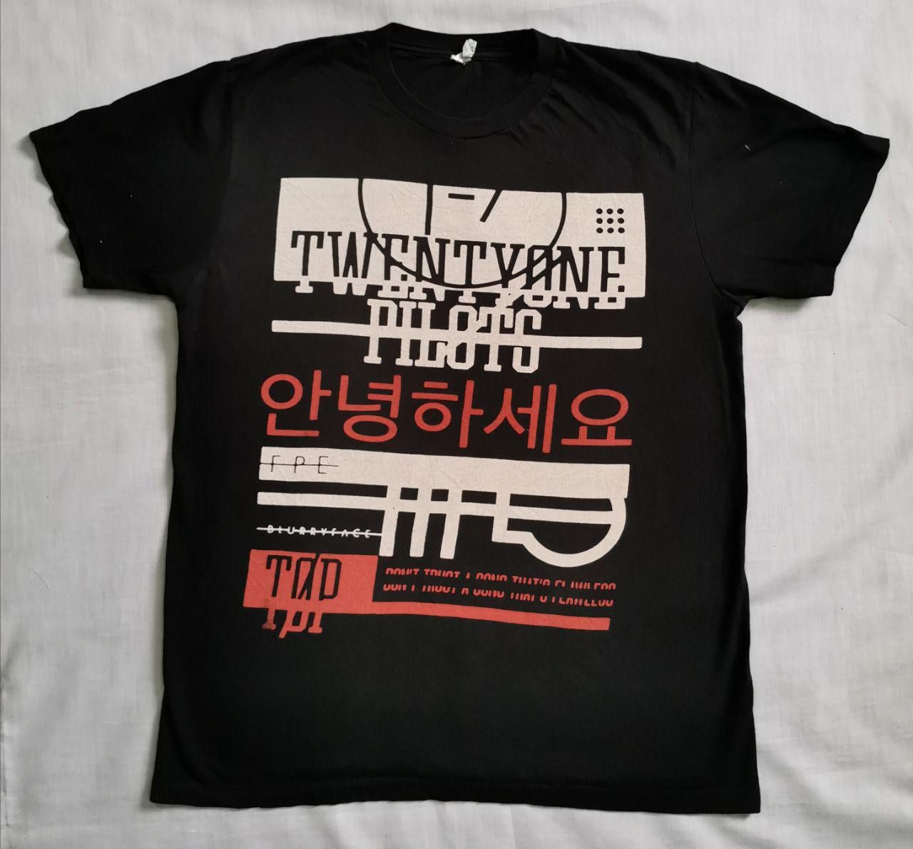 Band Tees × Japanese Brand Twenty One Pilots Don't Trust a Song Album Rare Size US L / EU 52-54 / 3 - 4 Thumbnail