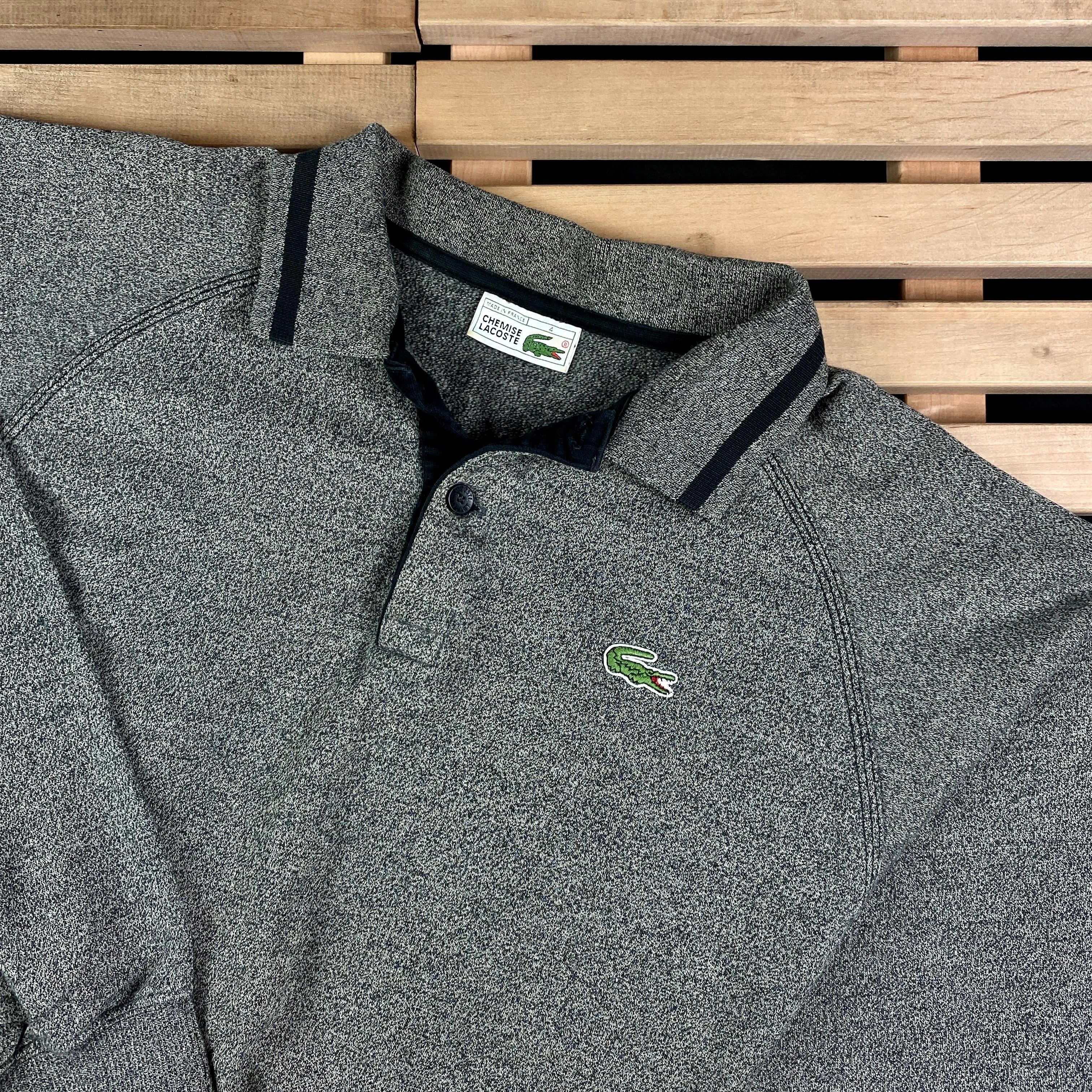Lacoste × Vintage Mens Sweatshirt Jumper Chemise Lacoste Vintage Size L Size US L / EU 52-54 / 3 - 2 Thumbnail