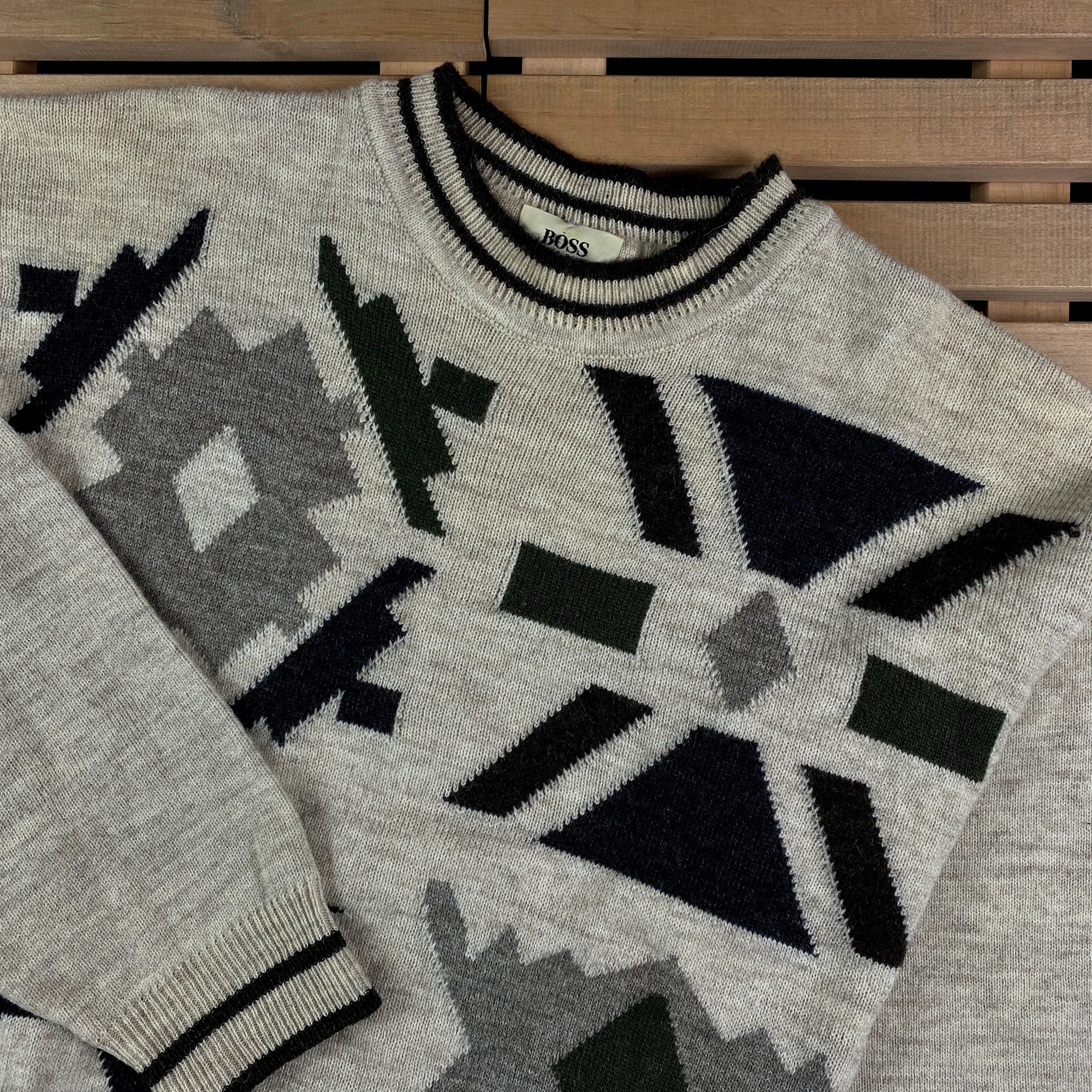 Hugo Boss Men’s Wool Sweater Hugo Boss Vintage Size 52 Size US L / EU 52-54 / 3 - 2 Thumbnail