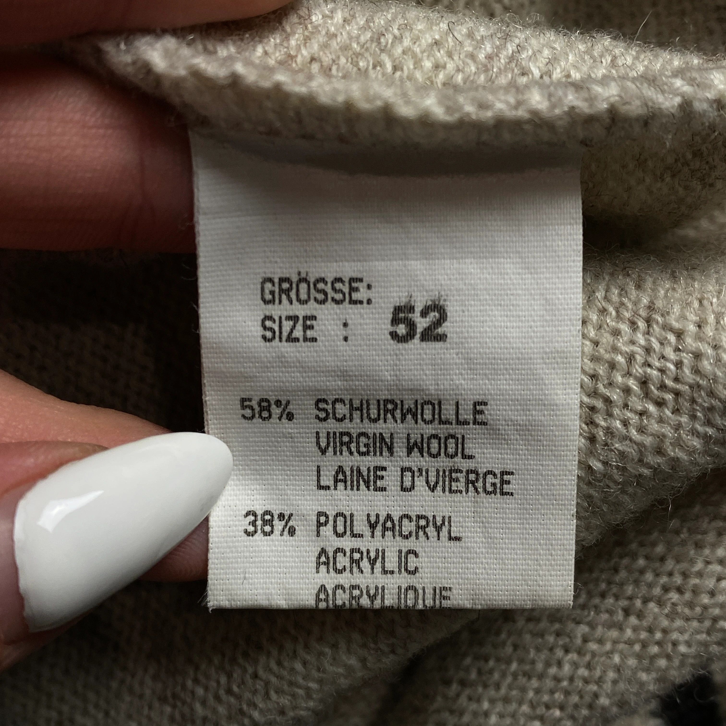 Hugo Boss Men’s Wool Sweater Hugo Boss Vintage Size 52 Size US L / EU 52-54 / 3 - 5 Thumbnail
