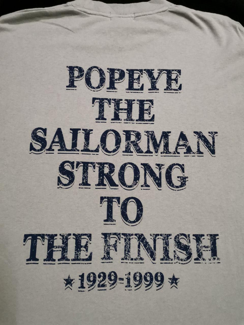 Anime × Cartoon Network × Japanese Brand Vintage 90s Popeye The Sailorman Cartoon Collection Size US XL / EU 56 / 4 - 4 Thumbnail