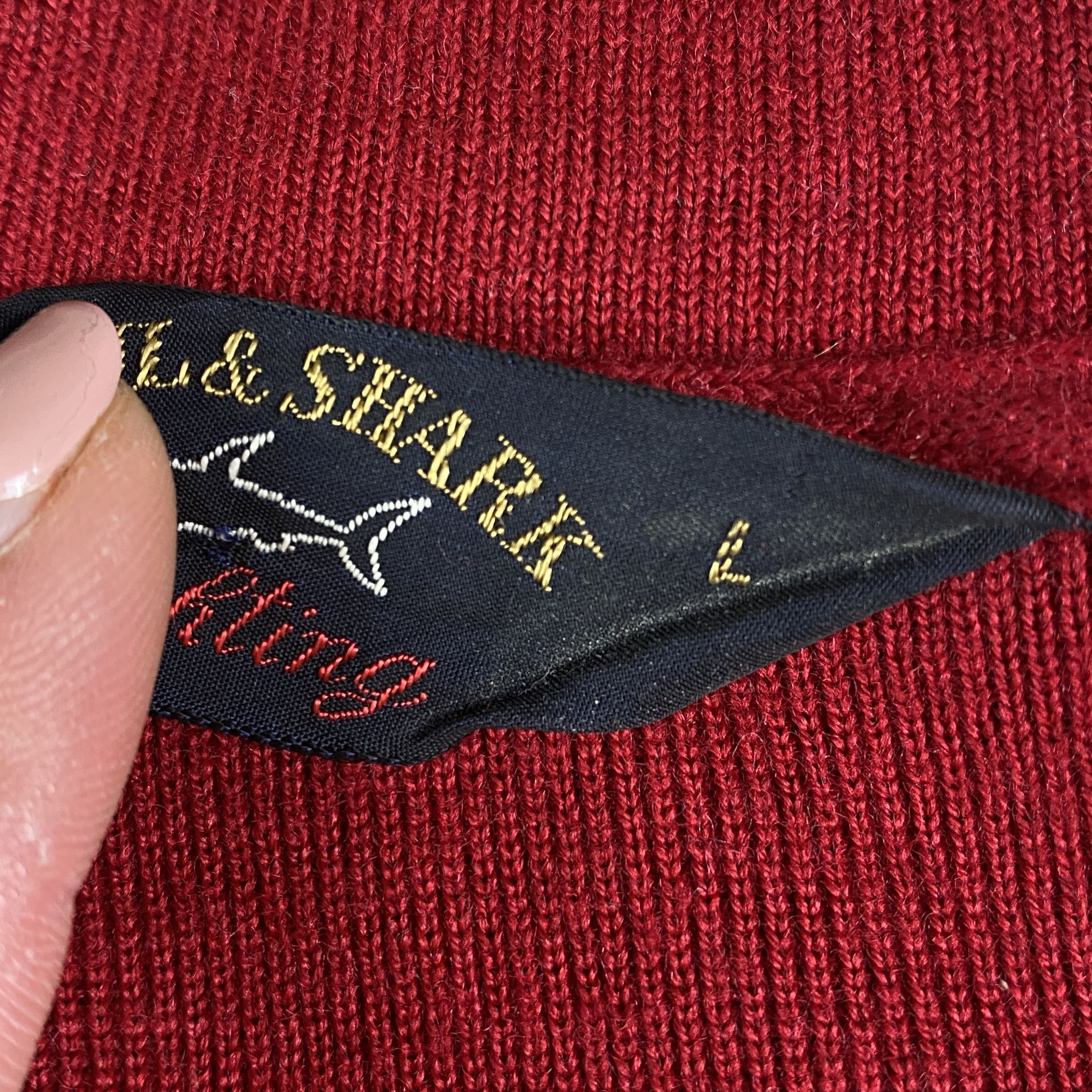 Paul & Shark × Vintage Mens Sweater Paul Shark Yachting Vintage V Neck Size L Size US L / EU 52-54 / 3 - 6 Thumbnail