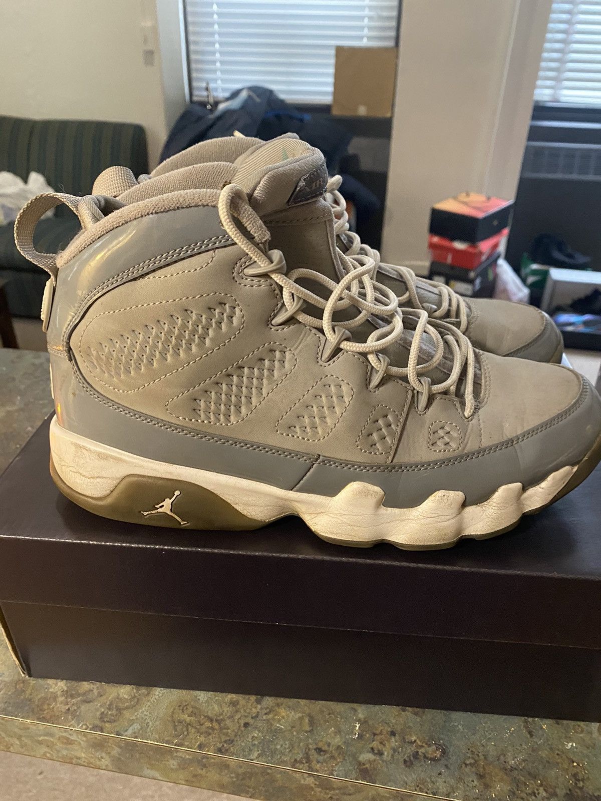Nike Air Jordan 9 Retro 2012 Cool Grey Size 8.5 Size US 8.5 / EU 41-42 - 1 Thumbnail