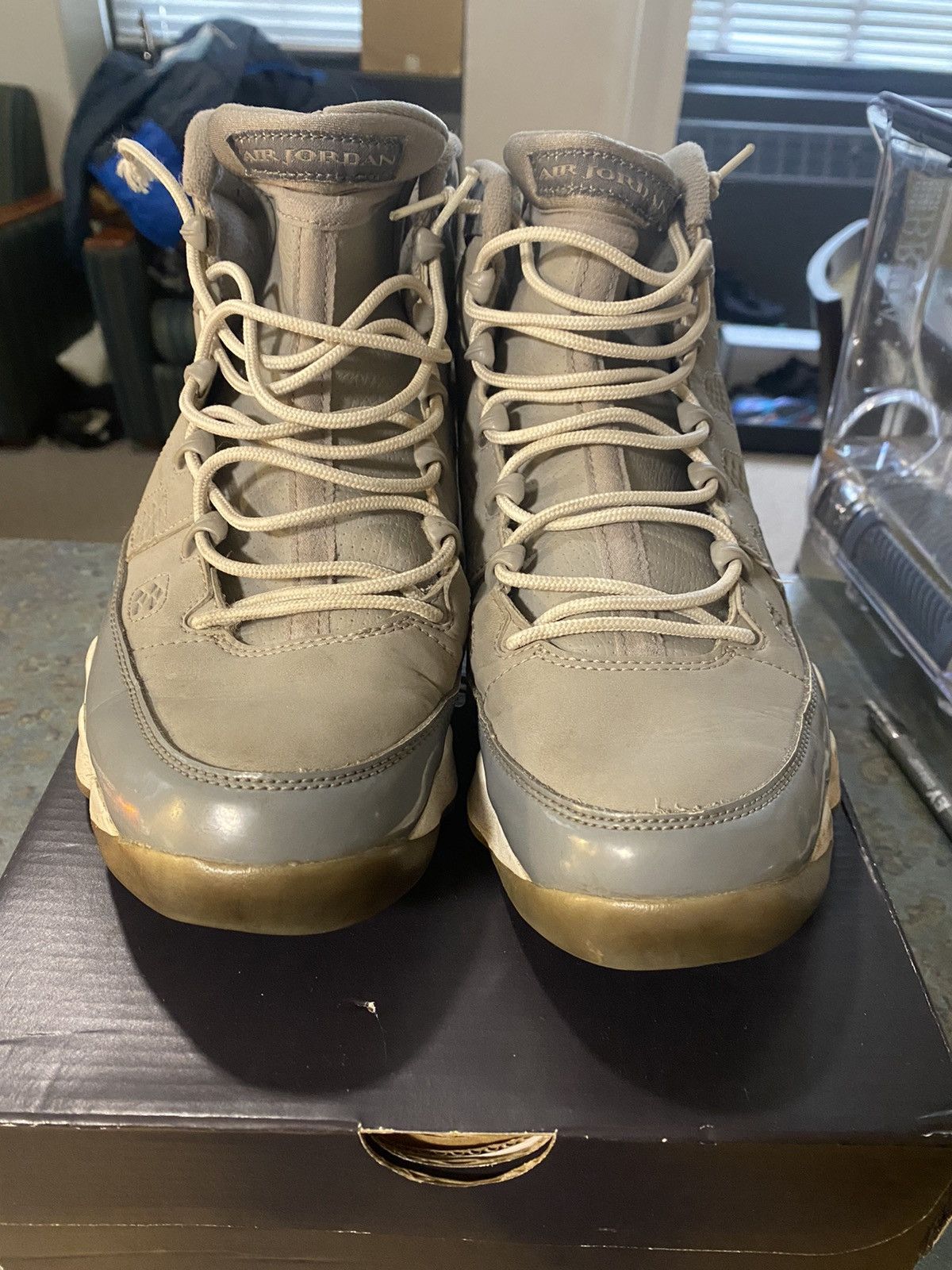 Nike Air Jordan 9 Retro 2012 Cool Grey Size 8.5 Size US 8.5 / EU 41-42 - 3 Thumbnail