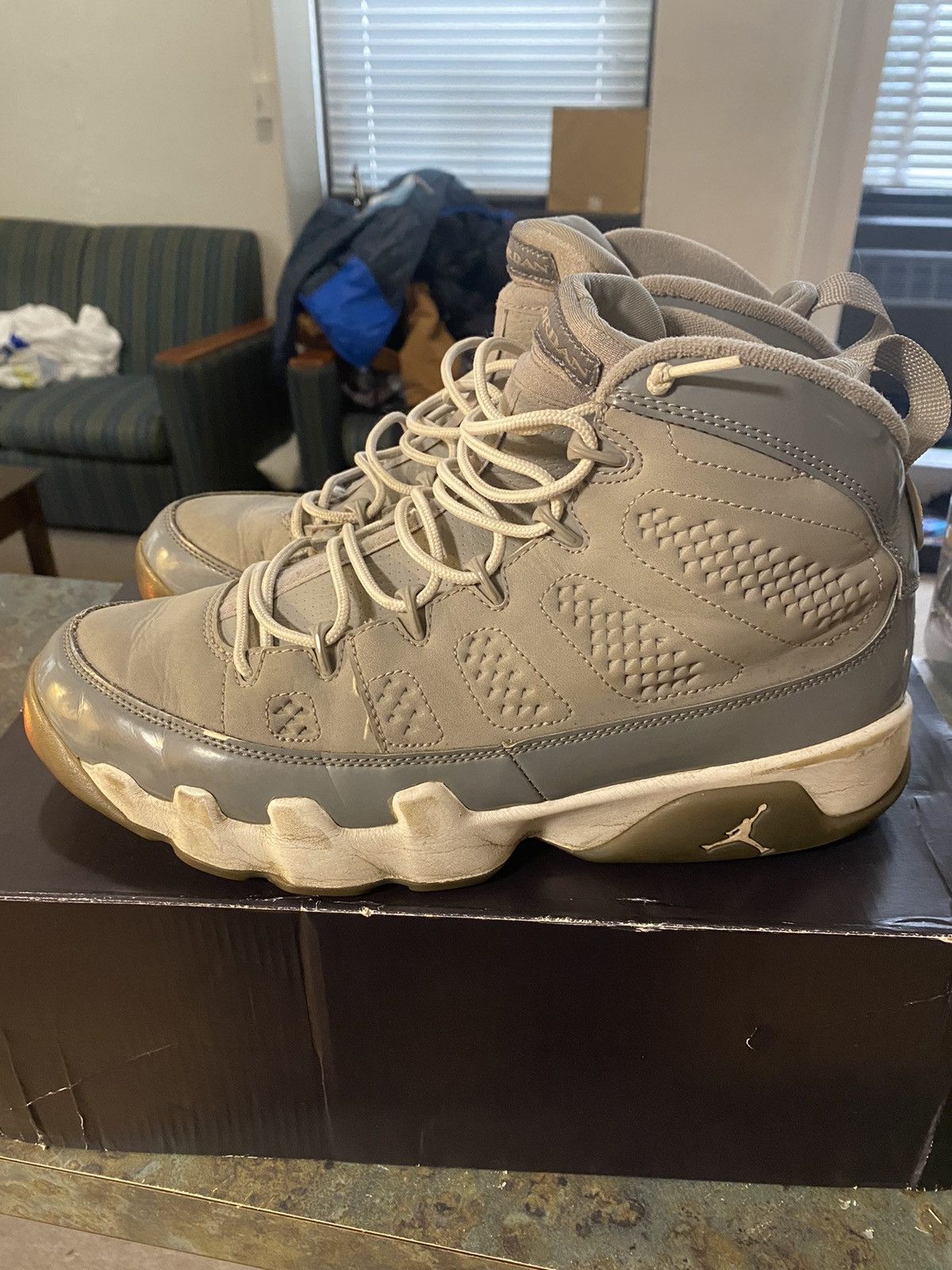 Nike Air Jordan 9 Retro 2012 Cool Grey Size 8.5 Size US 8.5 / EU 41-42 - 5 Thumbnail