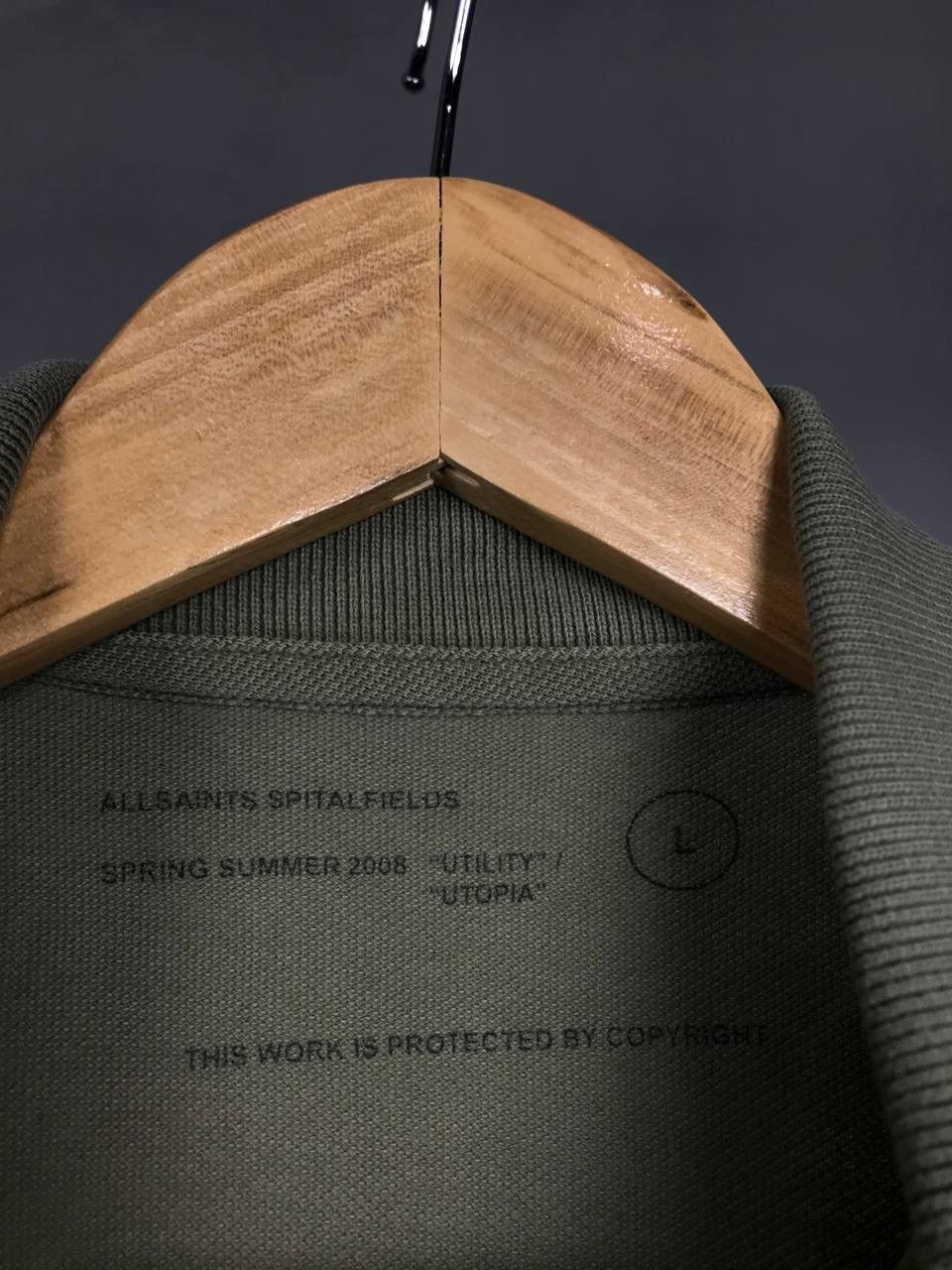 Allsaints × Vintage Allsaints luxury streetwear vintage polo tee Size US M / EU 48-50 / 2 - 4 Thumbnail