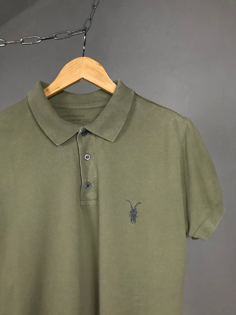 Allsaints × Vintage Allsaints luxury streetwear vintage polo tee Size US M / EU 48-50 / 2 - 2 Thumbnail