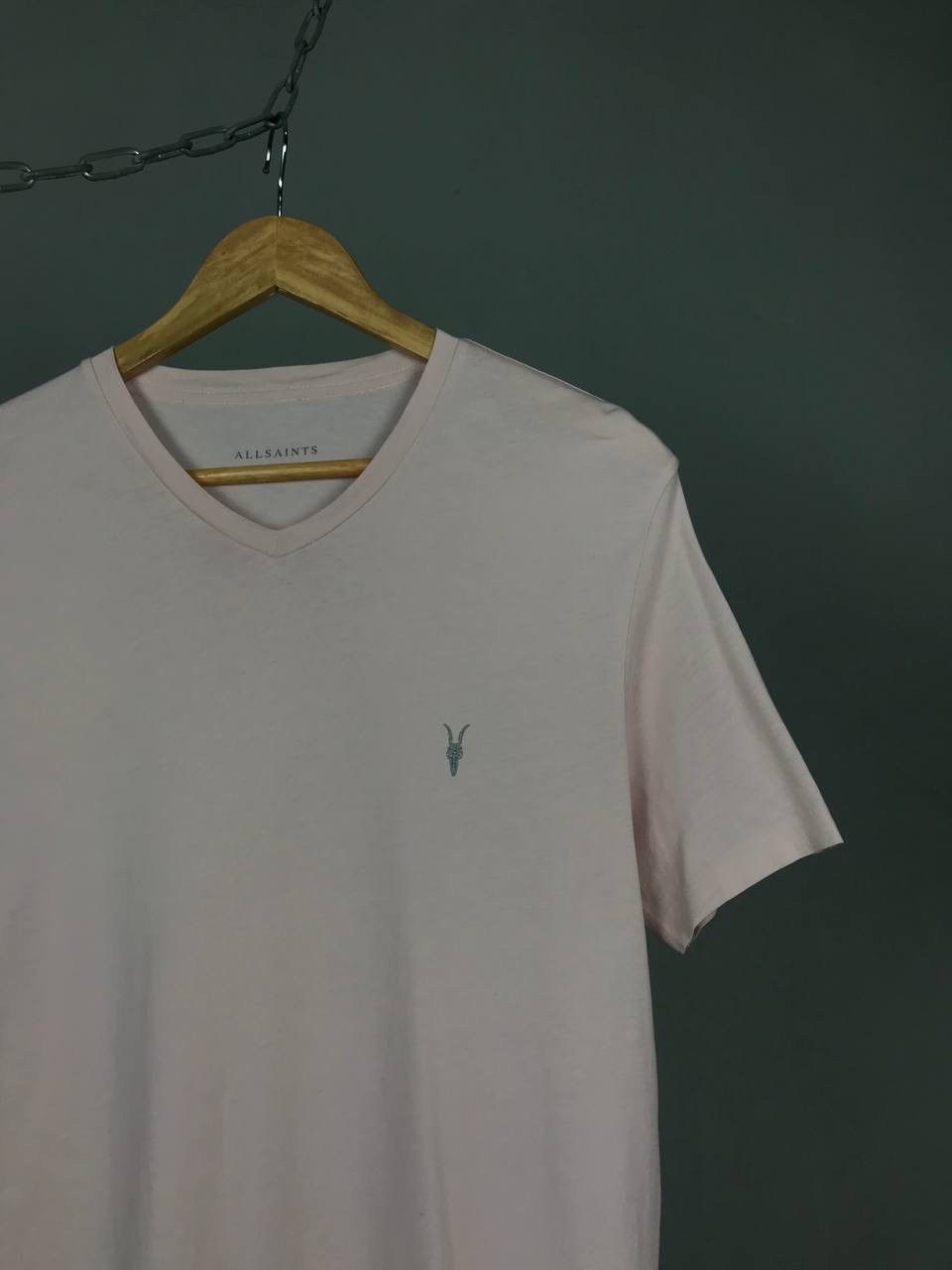 Allsaints Allsaints luxury streetwear pink tee Size US M / EU 48-50 / 2 - 2 Thumbnail