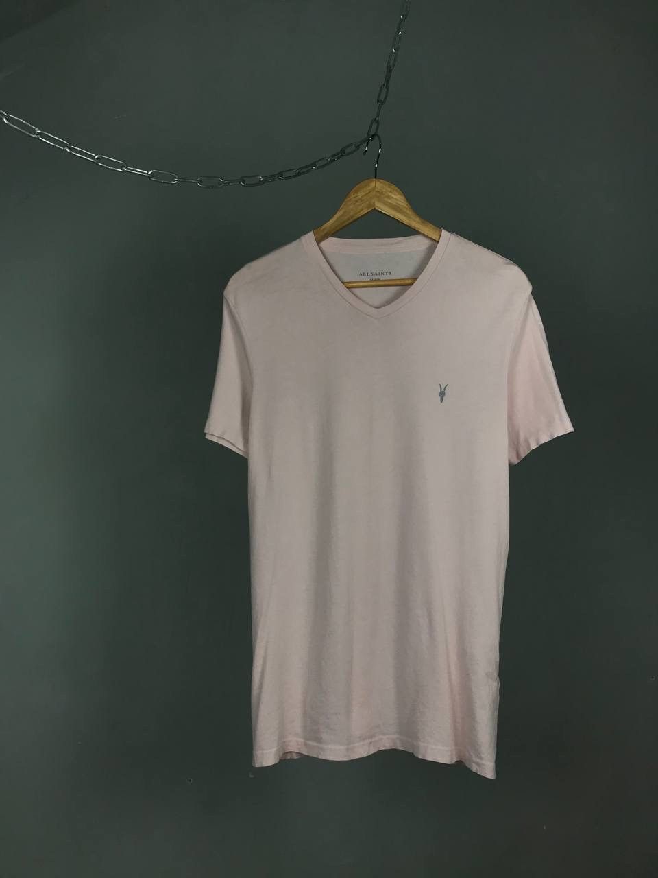 Allsaints Allsaints luxury streetwear pink tee Size US M / EU 48-50 / 2 - 1 Thumbnail