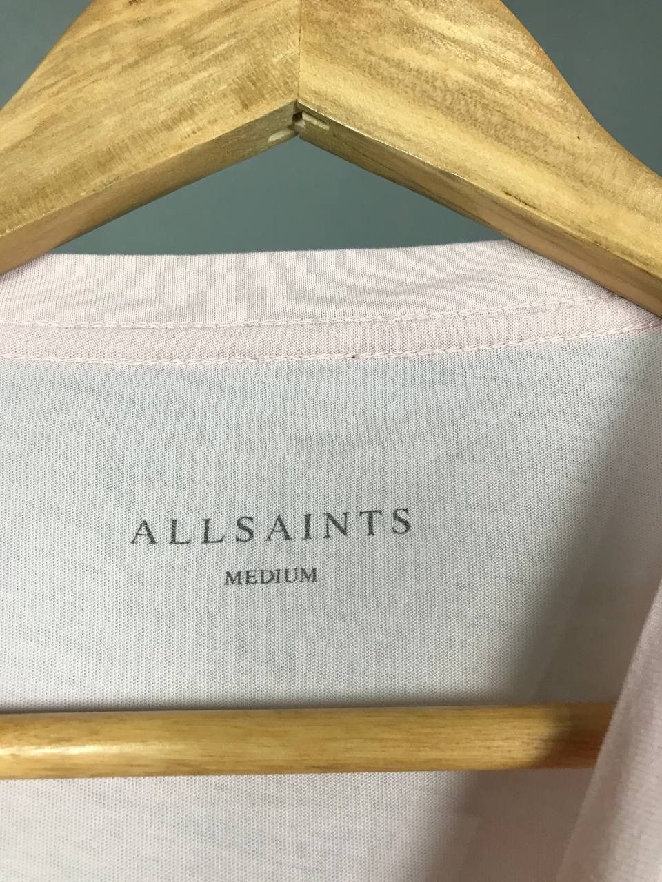 Allsaints Allsaints luxury streetwear pink tee Size US M / EU 48-50 / 2 - 4 Thumbnail
