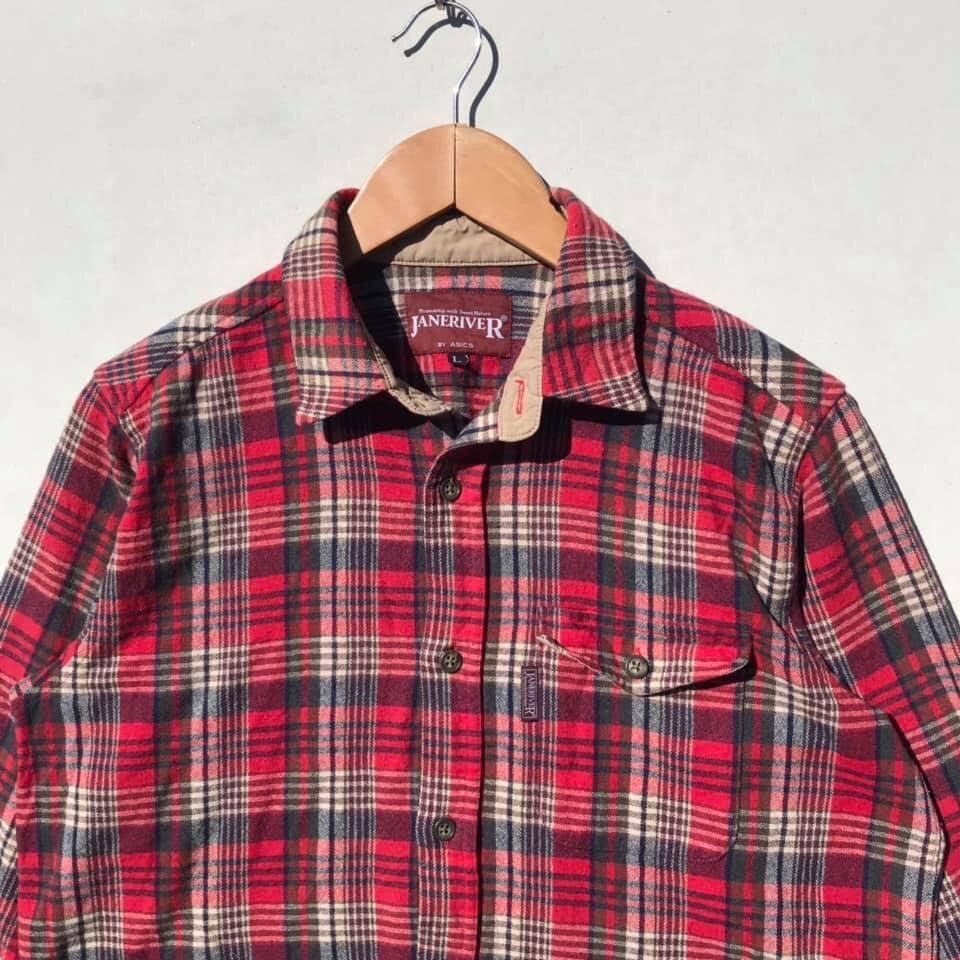 Vintage 🔥Accept Binding Offer🔥 Janeriver By Asics Flannel Size US L / EU 52-54 / 3 - 3 Thumbnail