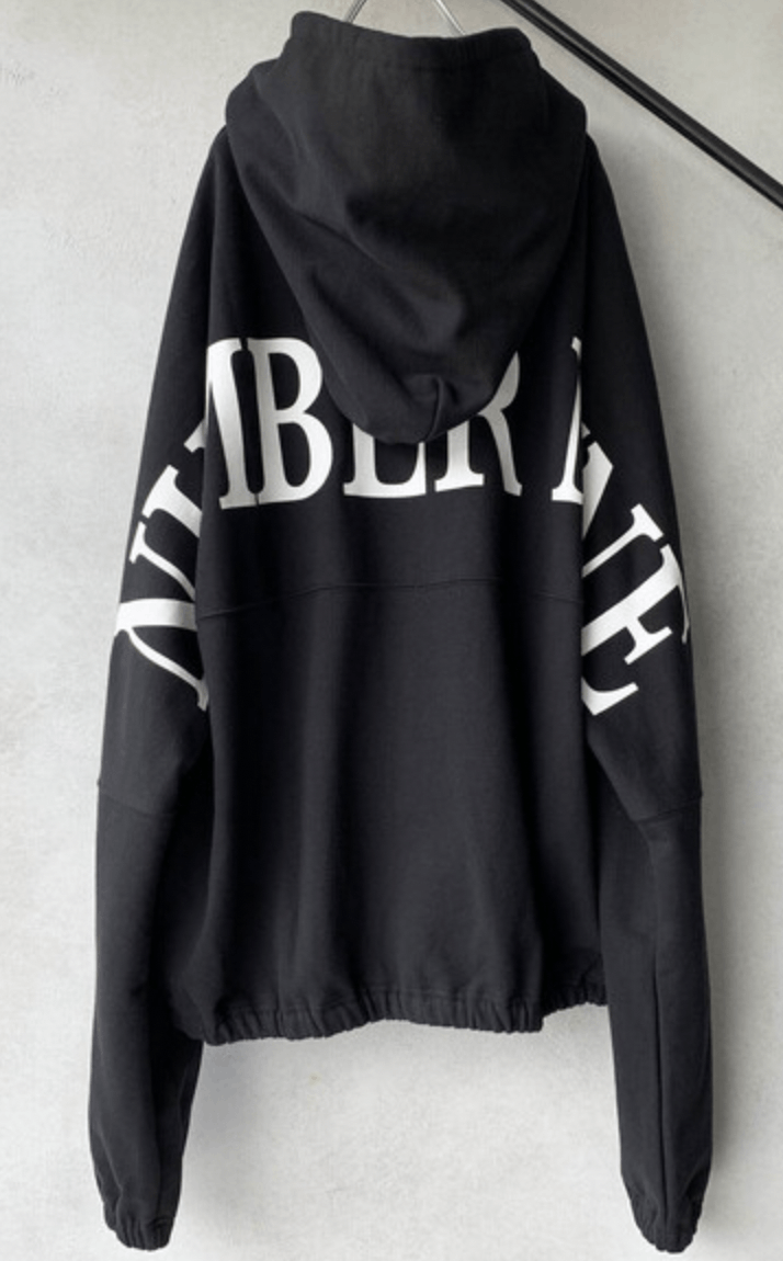 image of Number N Ine Number Nine Back Logo Hoodie in Black, Men's (Size Large)