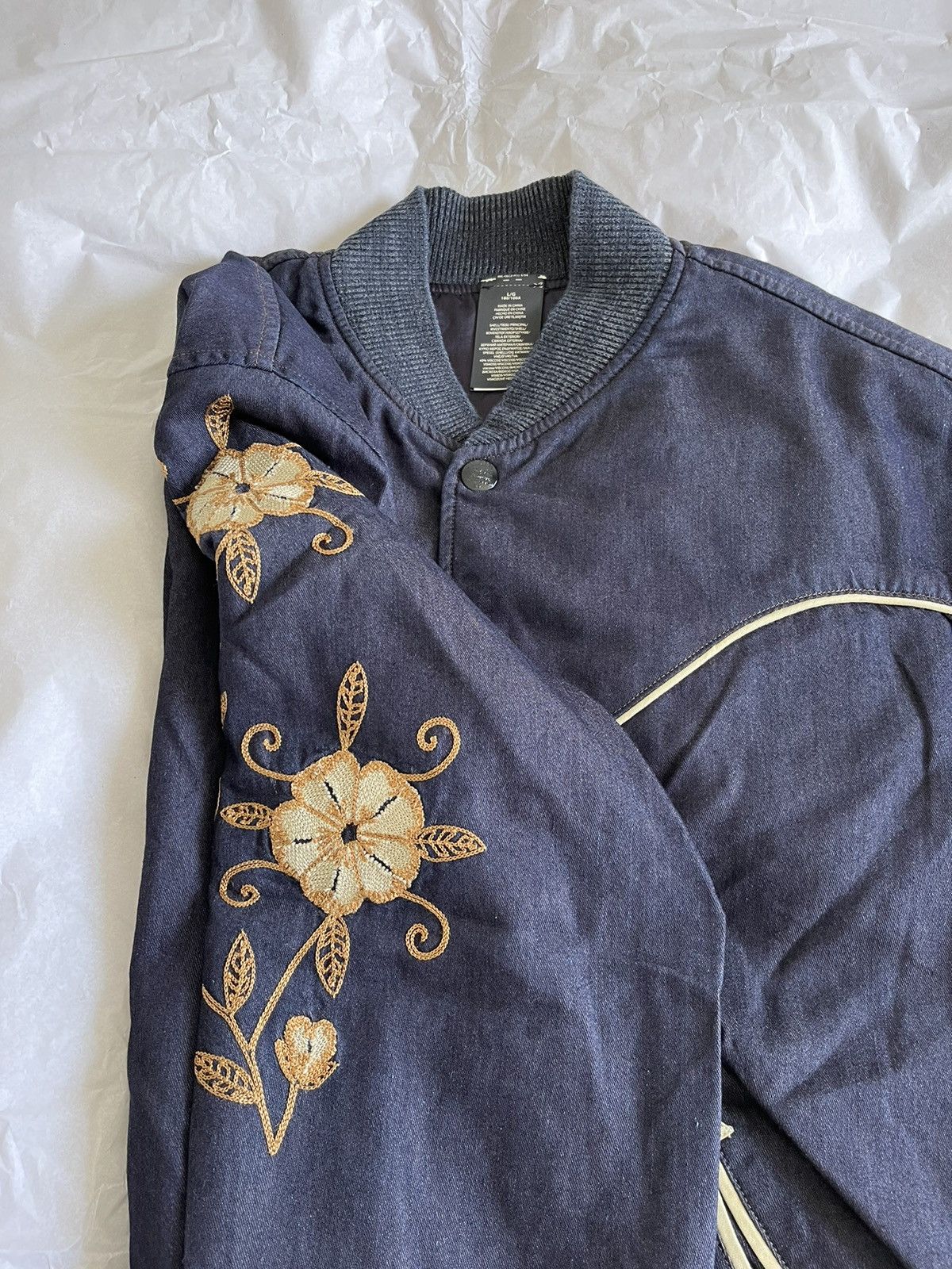 RRL Ralph Lauren RRL WESTERN TOUR EMBROIDERED REVERSIBLE BOMBER