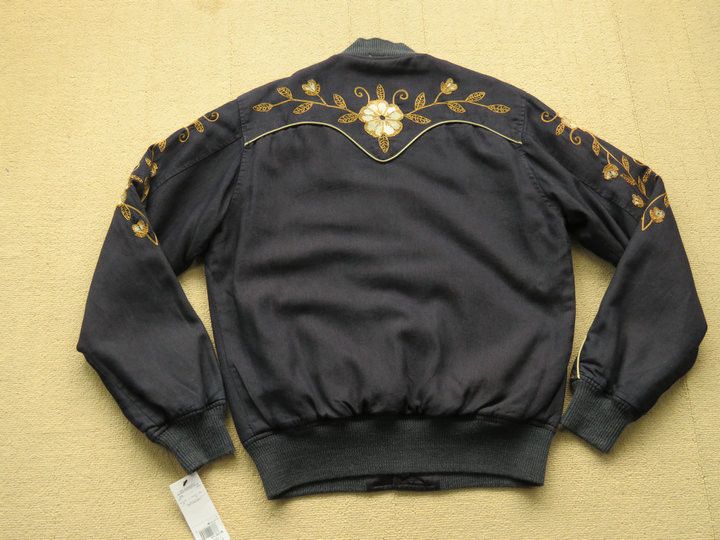 RRL Ralph Lauren RRL WESTERN TOUR EMBROIDERED REVERSIBLE BOMBER JACKET LARGE Size US L / EU 52-54 / 3 - 14 Thumbnail