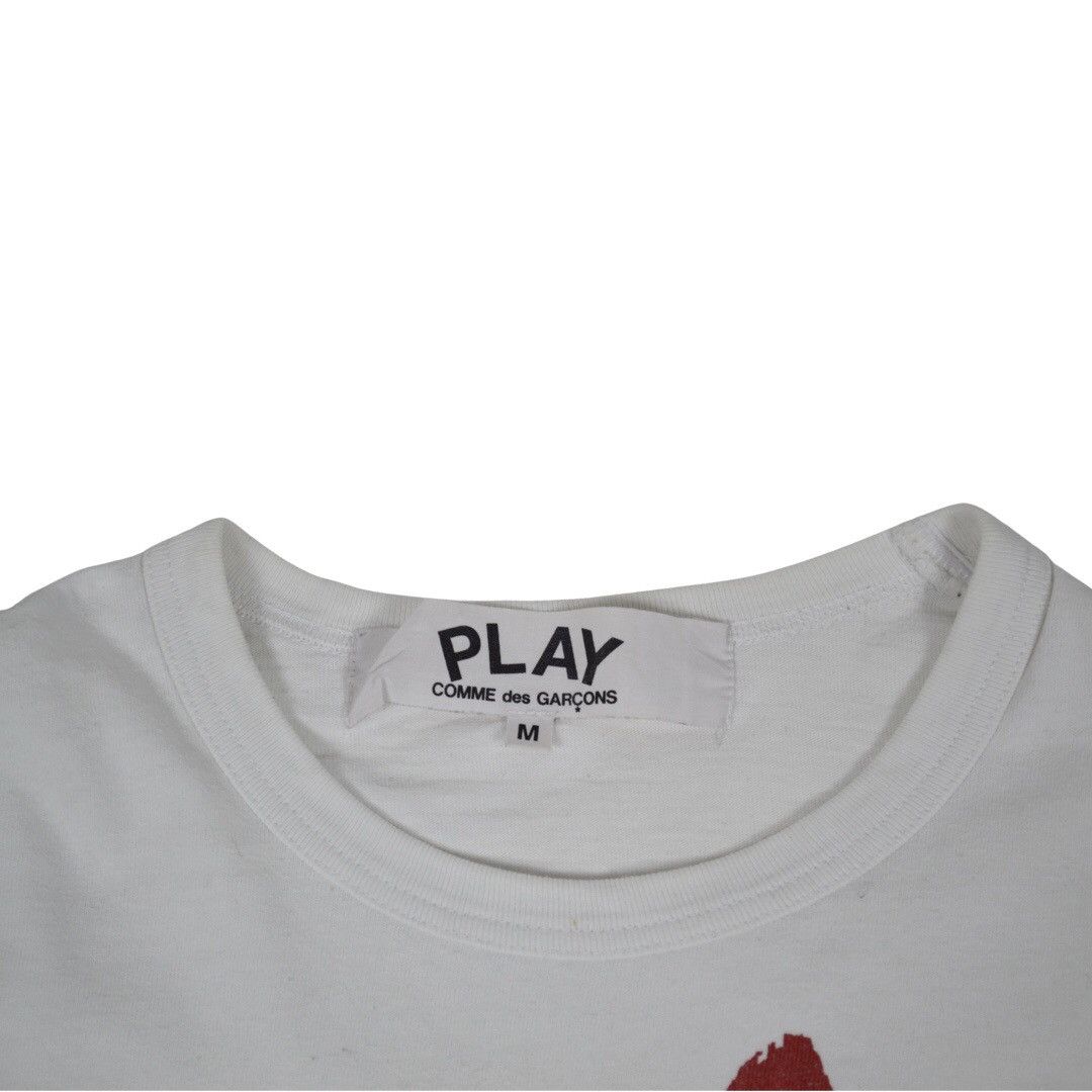Comme des Garcons × Comme des Garcons PLAY Play Comme des garçons woman t Shirt big logo Size M / US 6-8 / IT 42-44 - 3 Thumbnail