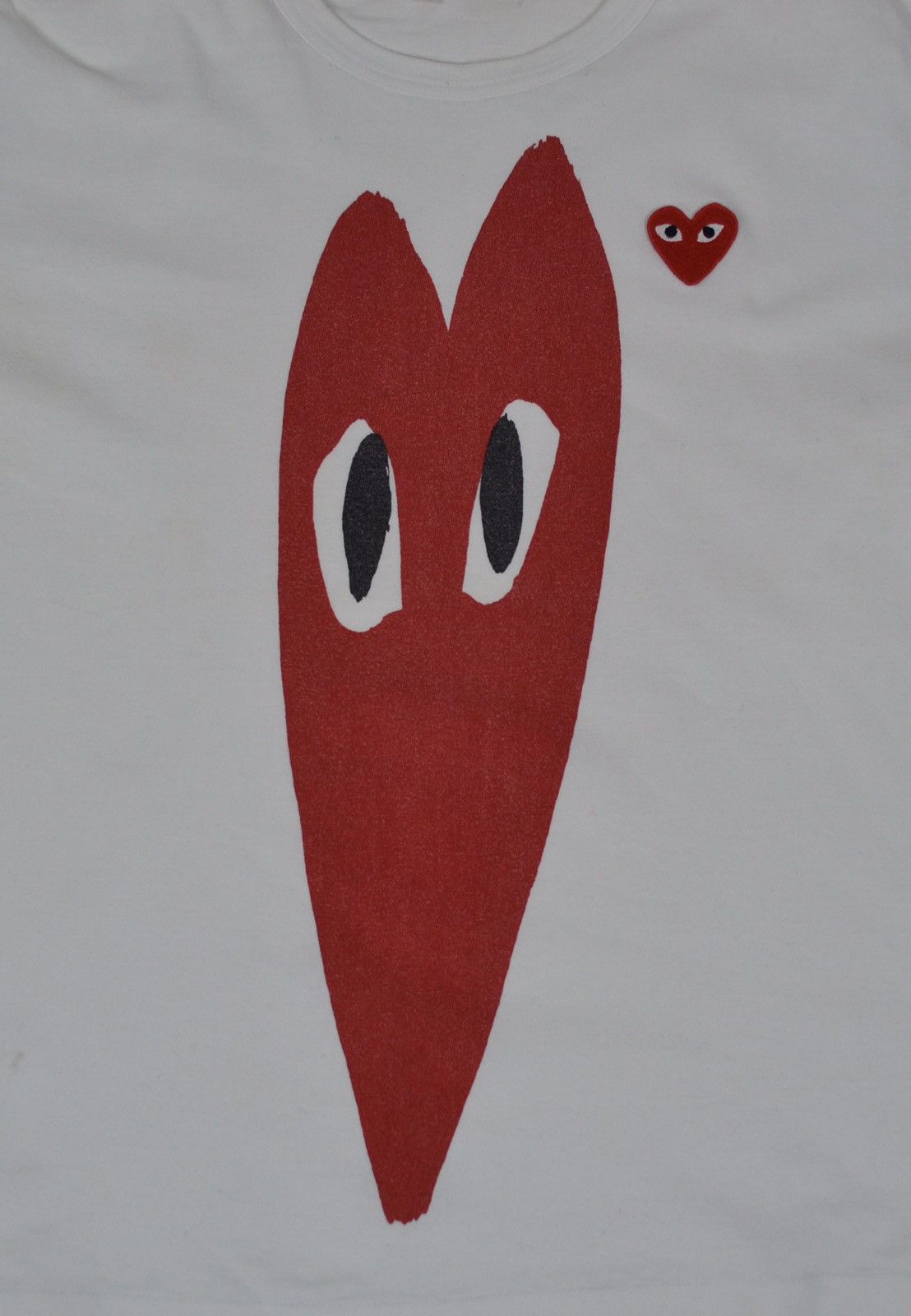 Comme des Garcons × Comme des Garcons PLAY Play Comme des garçons woman t Shirt big logo Size M / US 6-8 / IT 42-44 - 8 Thumbnail