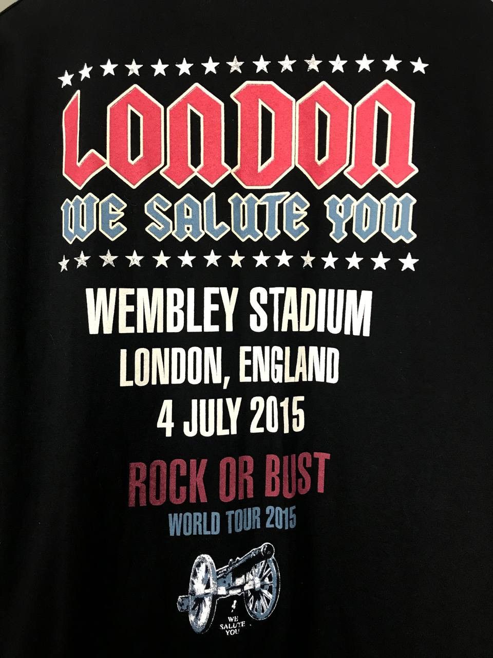 AC/DC × Band Tees AC/DC vintage rock band overprinted tour tee Size US M / EU 48-50 / 2 - 7 Thumbnail