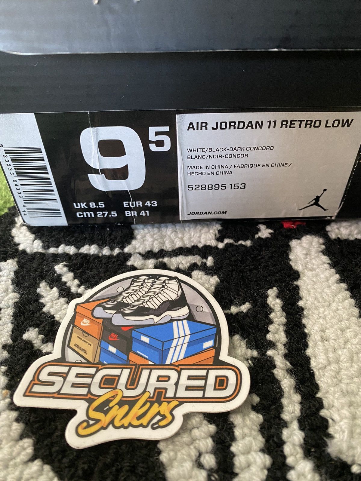 Nike Jordan 11 Concord low (2014) Size US 9.5 / EU 42-43 - 7 Thumbnail