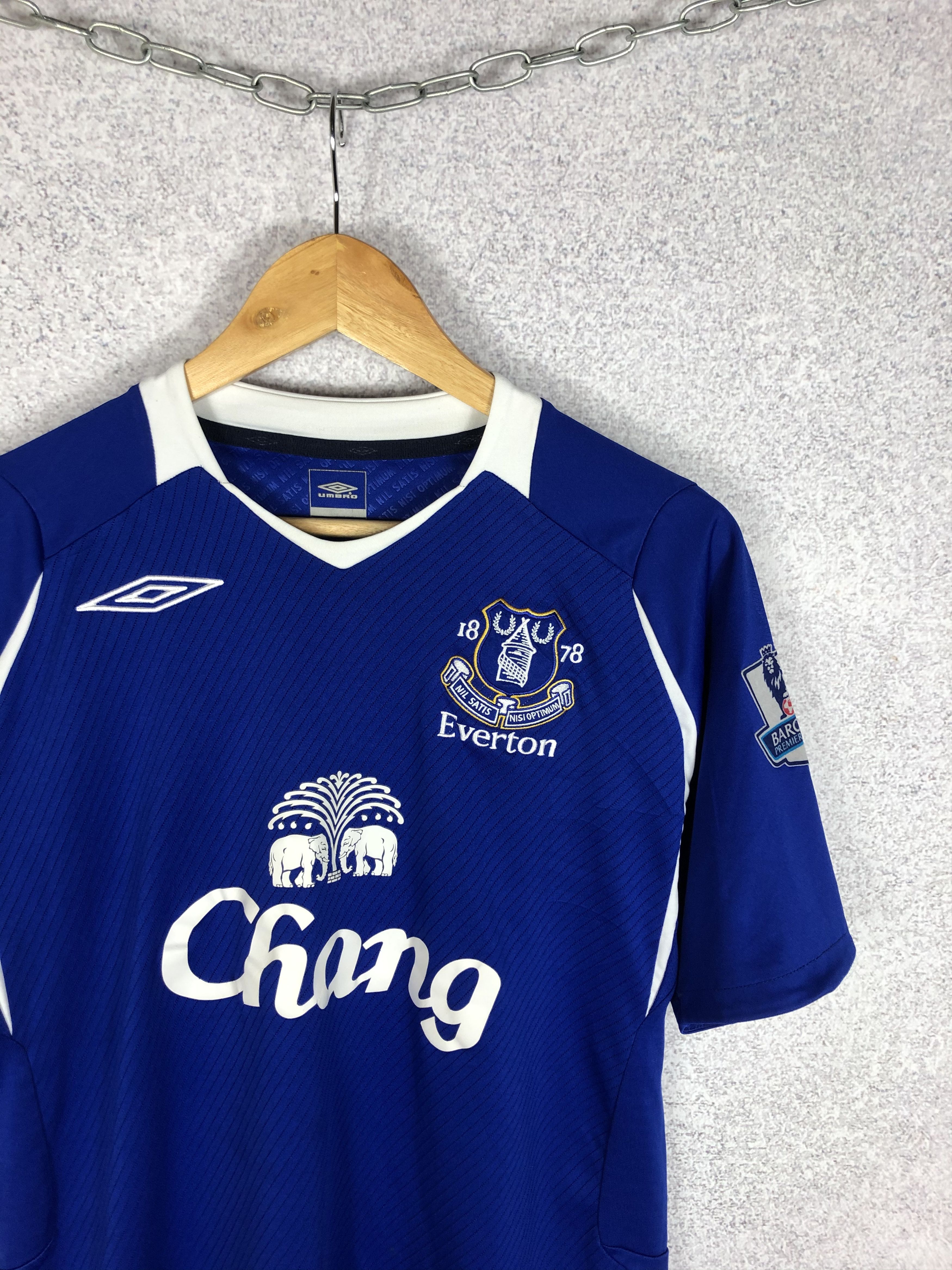Umbro Vintage Everton 2008 2009 Home Umbro Soccer Jersey Shirt Size US M / EU 48-50 / 2 - 3 Thumbnail