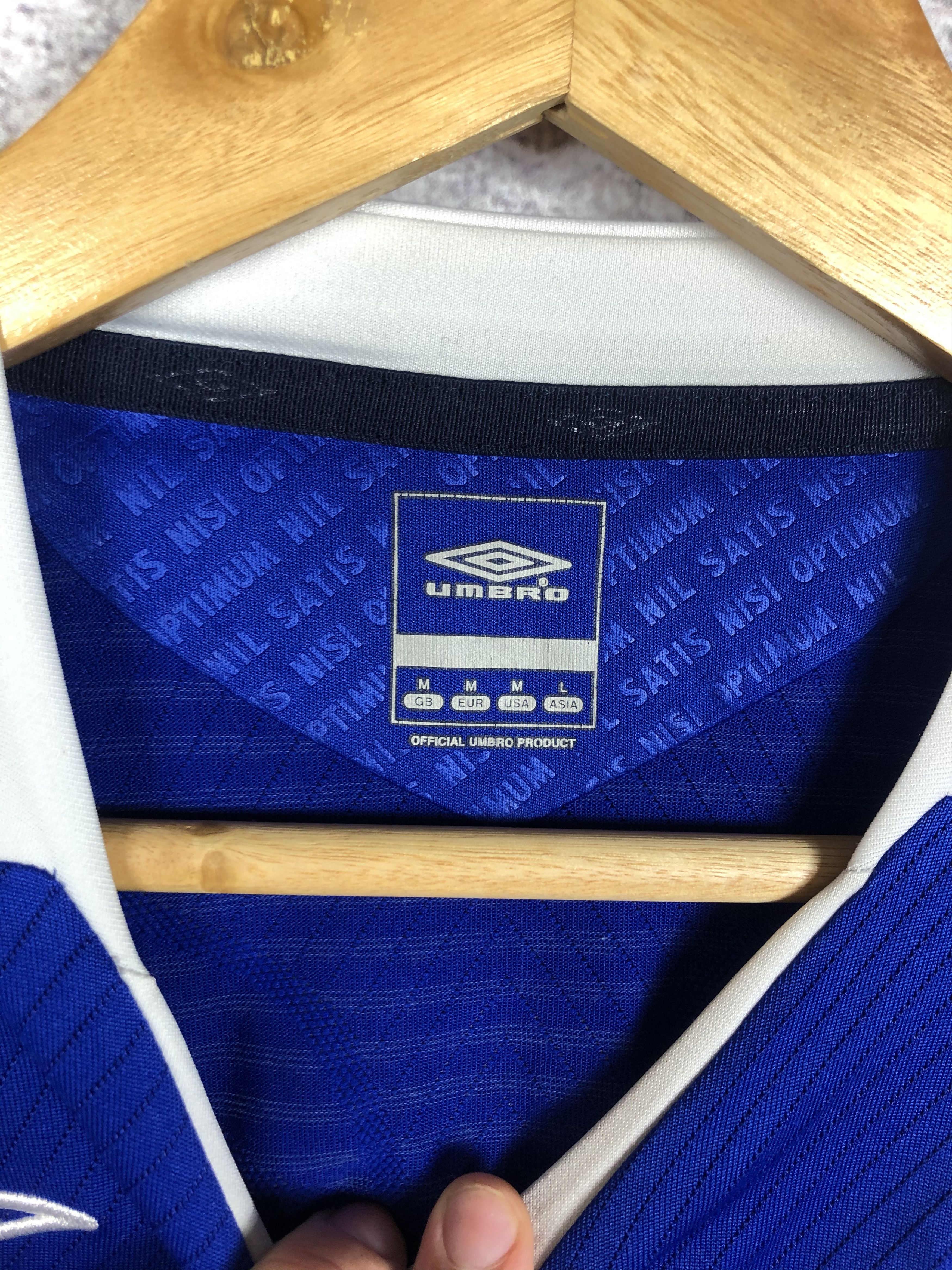Umbro Vintage Everton 2008 2009 Home Umbro Soccer Jersey Shirt Size US M / EU 48-50 / 2 - 9 Thumbnail