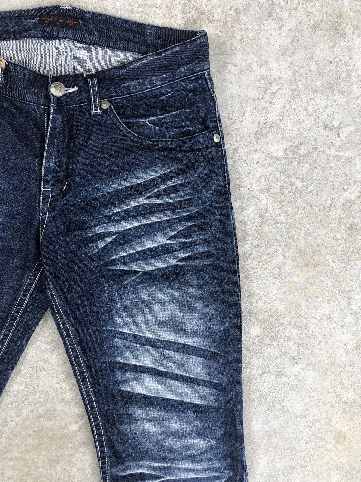Morgan Homme Morgan homme Flared Jeans Whiskered Distressed Jeans Size US 33 - 5 Thumbnail