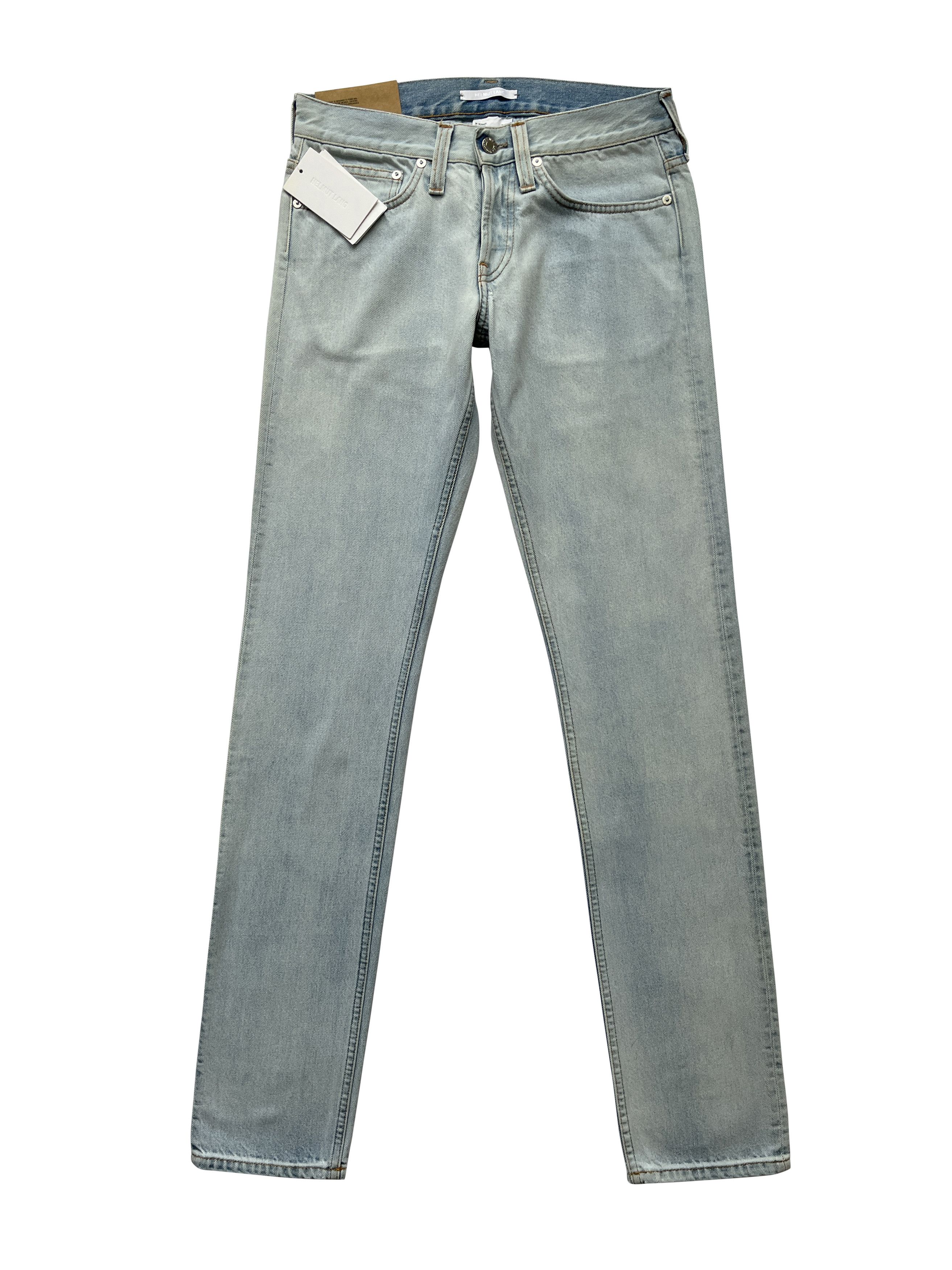 image of Helmut Lang Light Blue Masc Lo Drainpipe Jeans, Men's (Size 29)