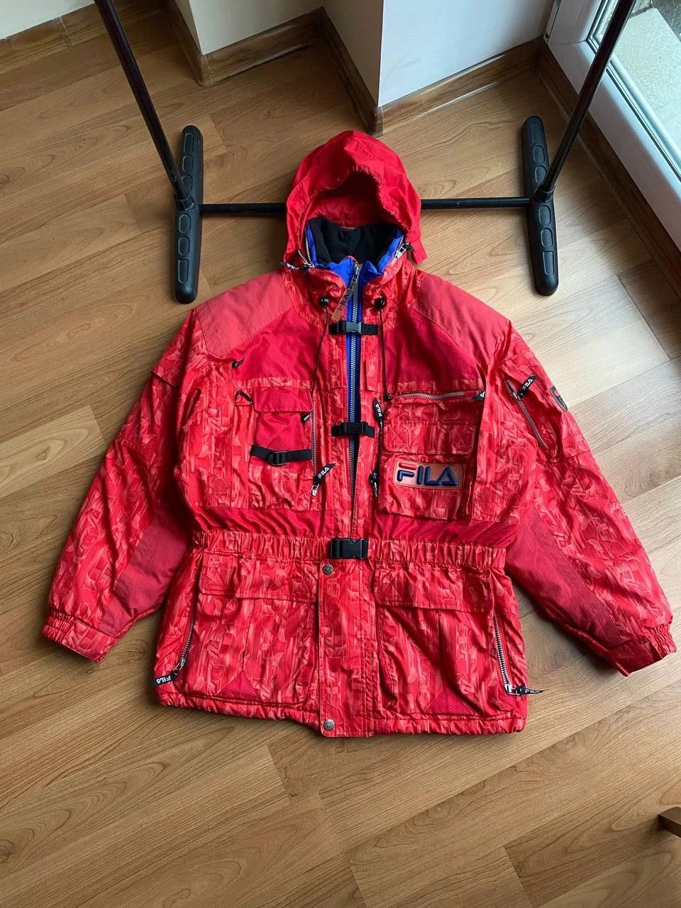 Vintage Fila Ski Mountain Multipocket Jacket