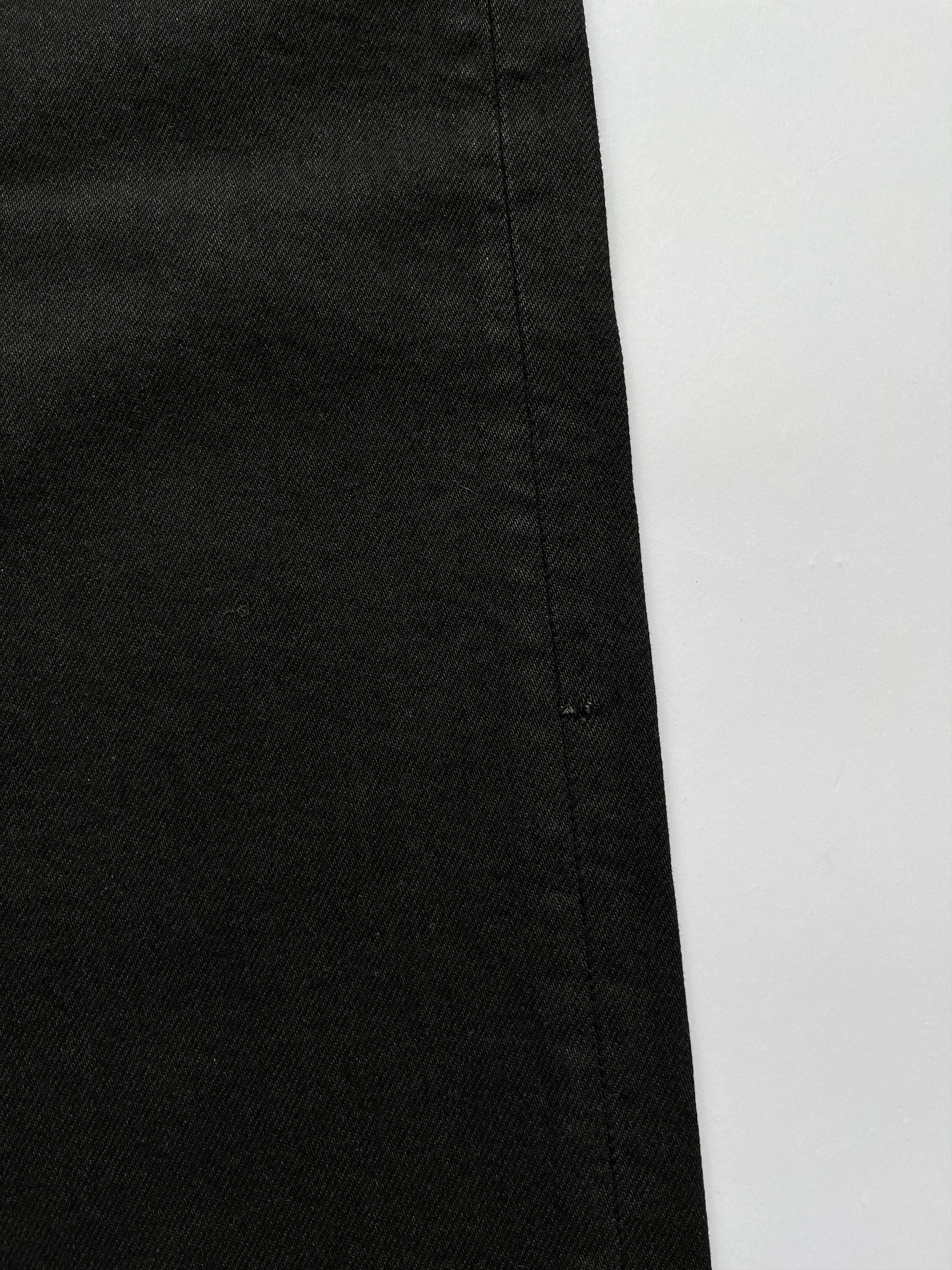 Helmut Lang ⚡️QUICK SALE⚡️Helmut Lang Matte Black Masc Hi Straight Jeans Size US 27 - 7 Thumbnail