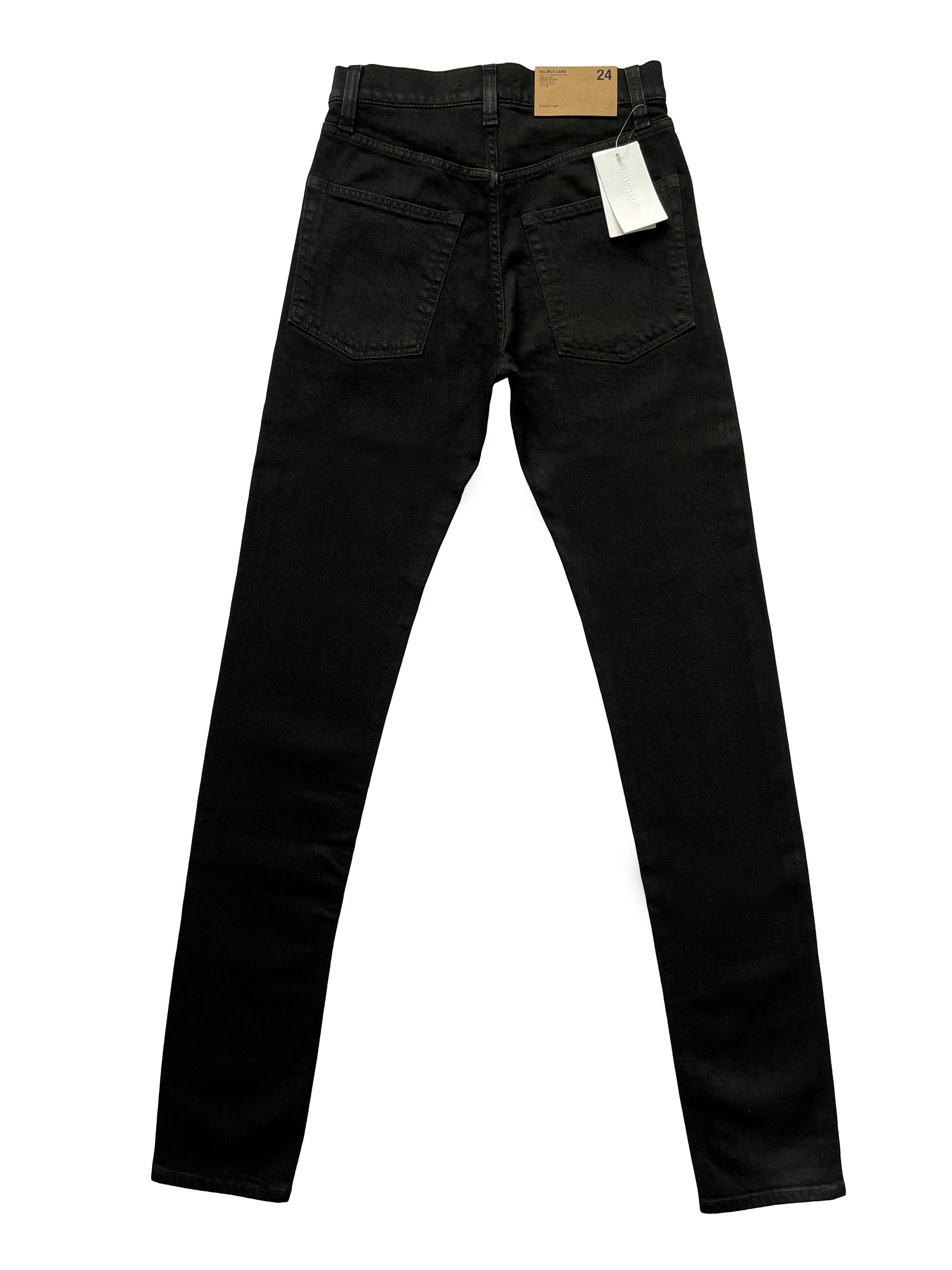 Helmut Lang ⚡️QUICK SALE⚡️Helmut Lang Matte Black Masc Hi Straight Jeans Size US 27 - 2 Thumbnail
